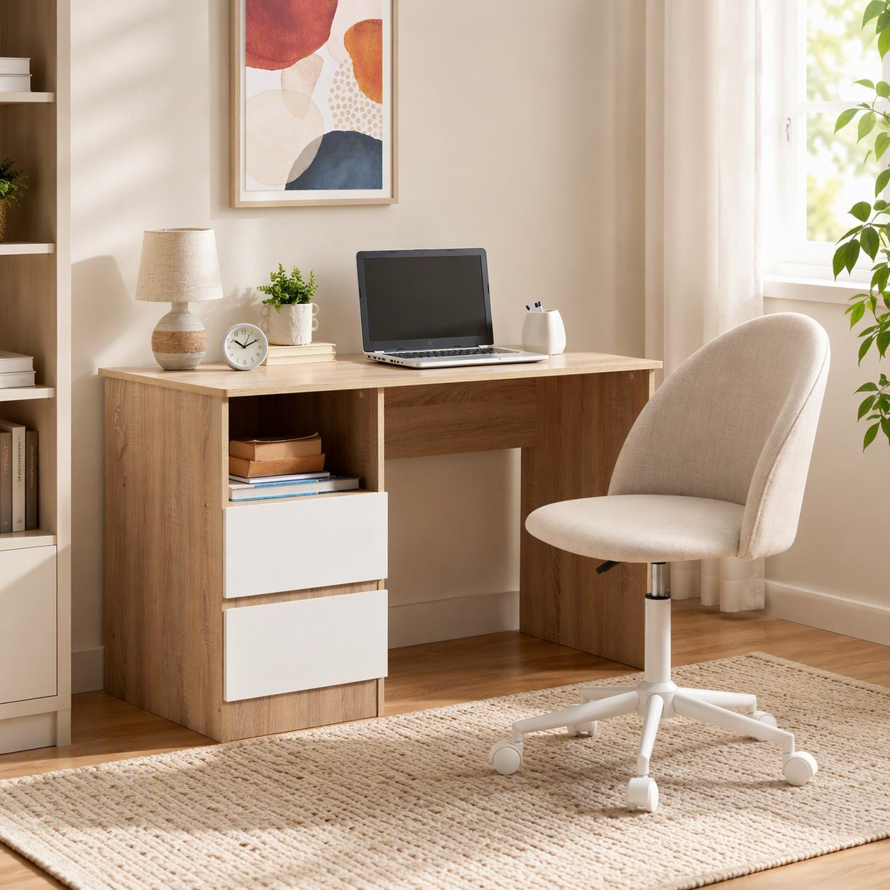 طقم مكتب منزلي قطعتين من ألفورد باتارا-hbxfurniture-office-desks-image-1