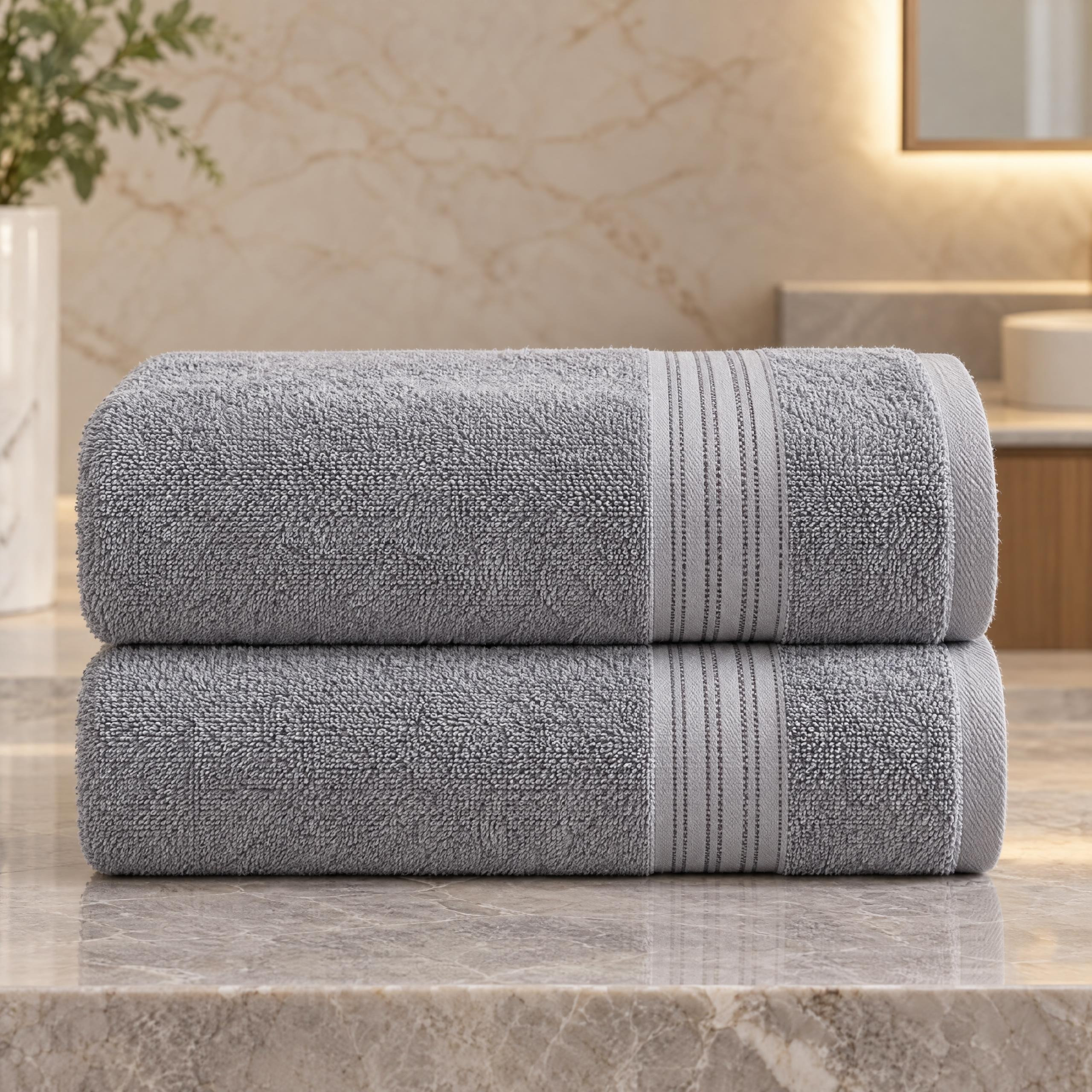 طقم مناشف حمام قطعتين من إيسنشال-hbxbathroom-bathroomtextiles-image-1