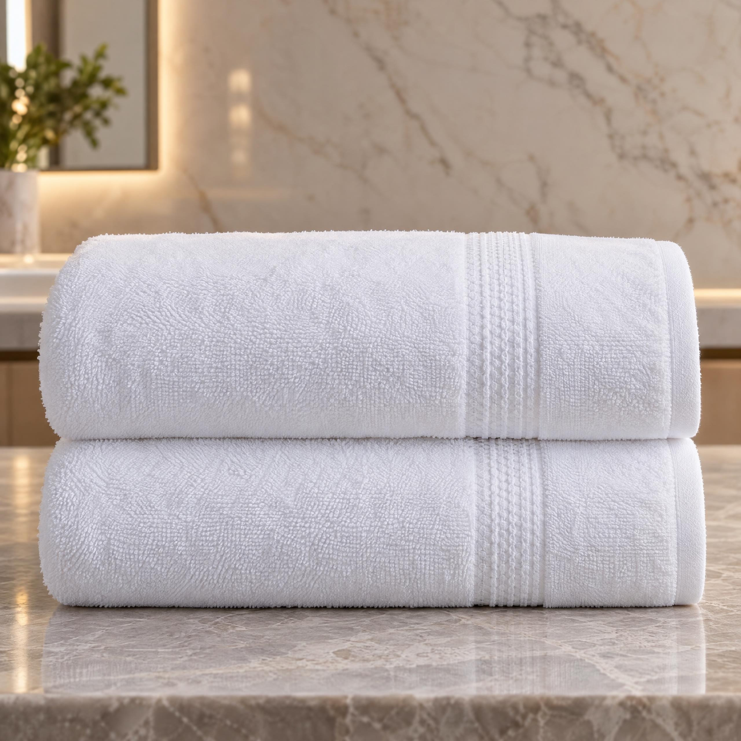 Cloud Soft 2-Piece Bath Towel Set-hbxbathroom-bathroomtextiles-image-1