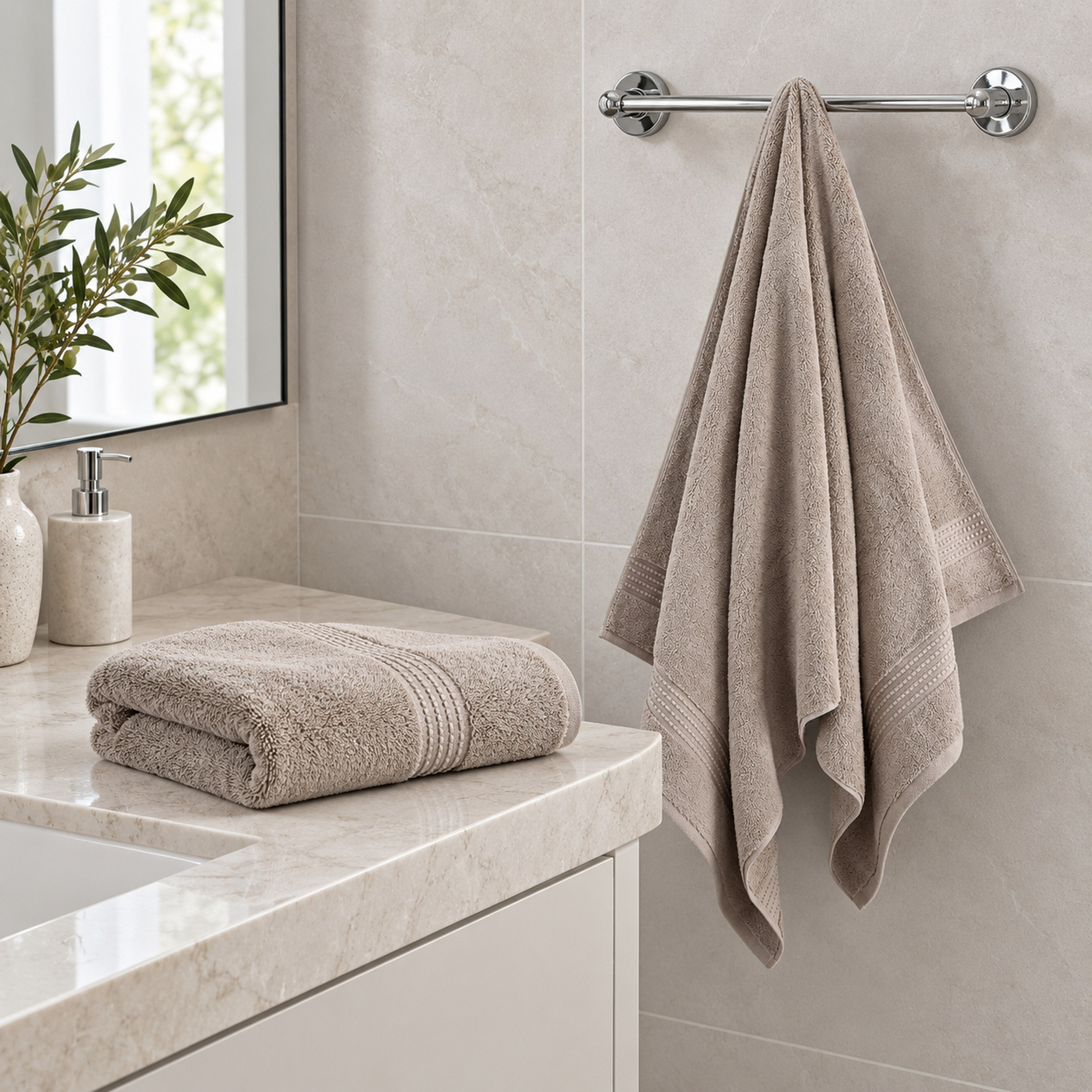 Cloud Soft 2-Piece Bath Towel Set-hbxbathroom-bathroomtextiles-image-1