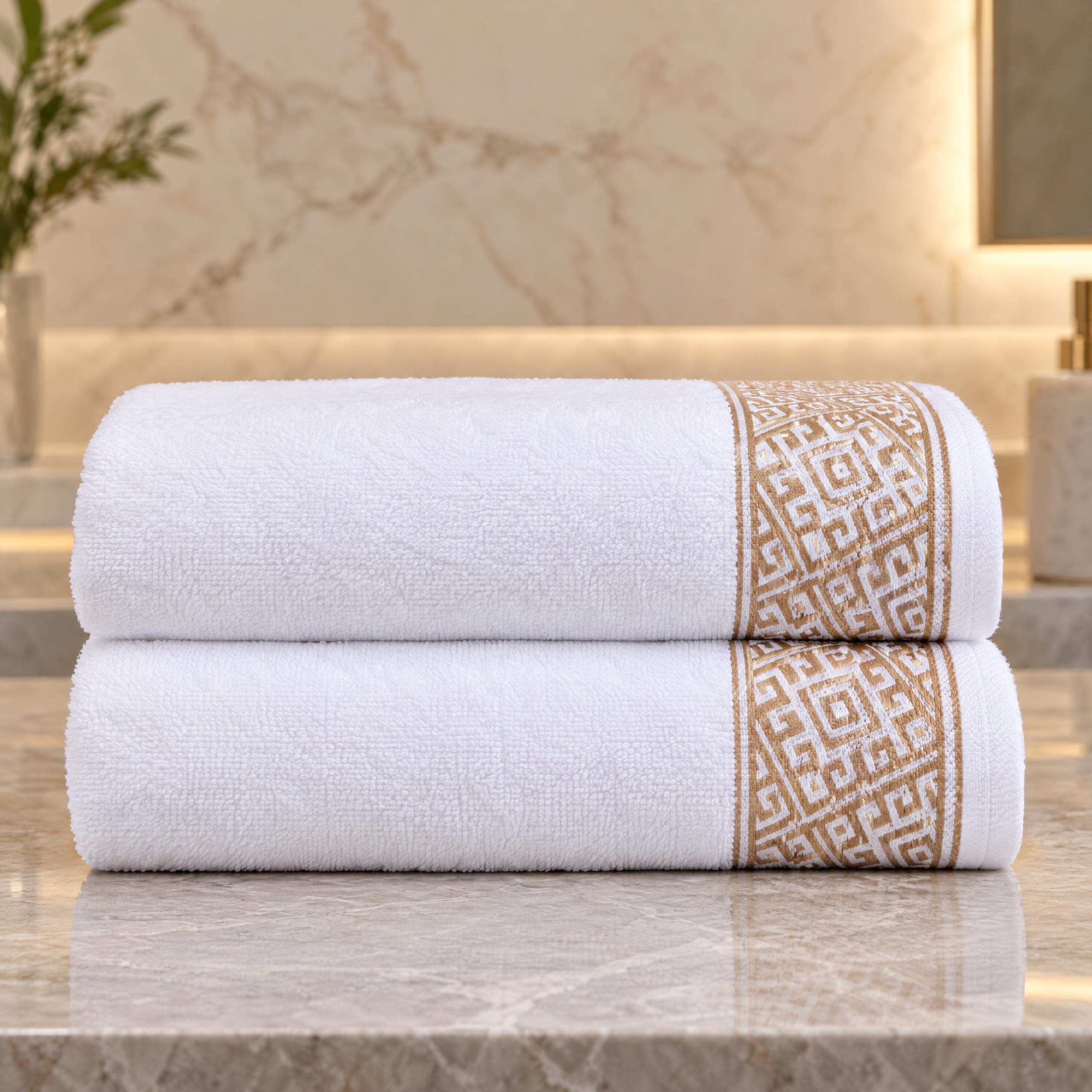طقم مناشف حمام قطعتين من وايت هافين-hbxbathroom-bathroomtextiles-image-1