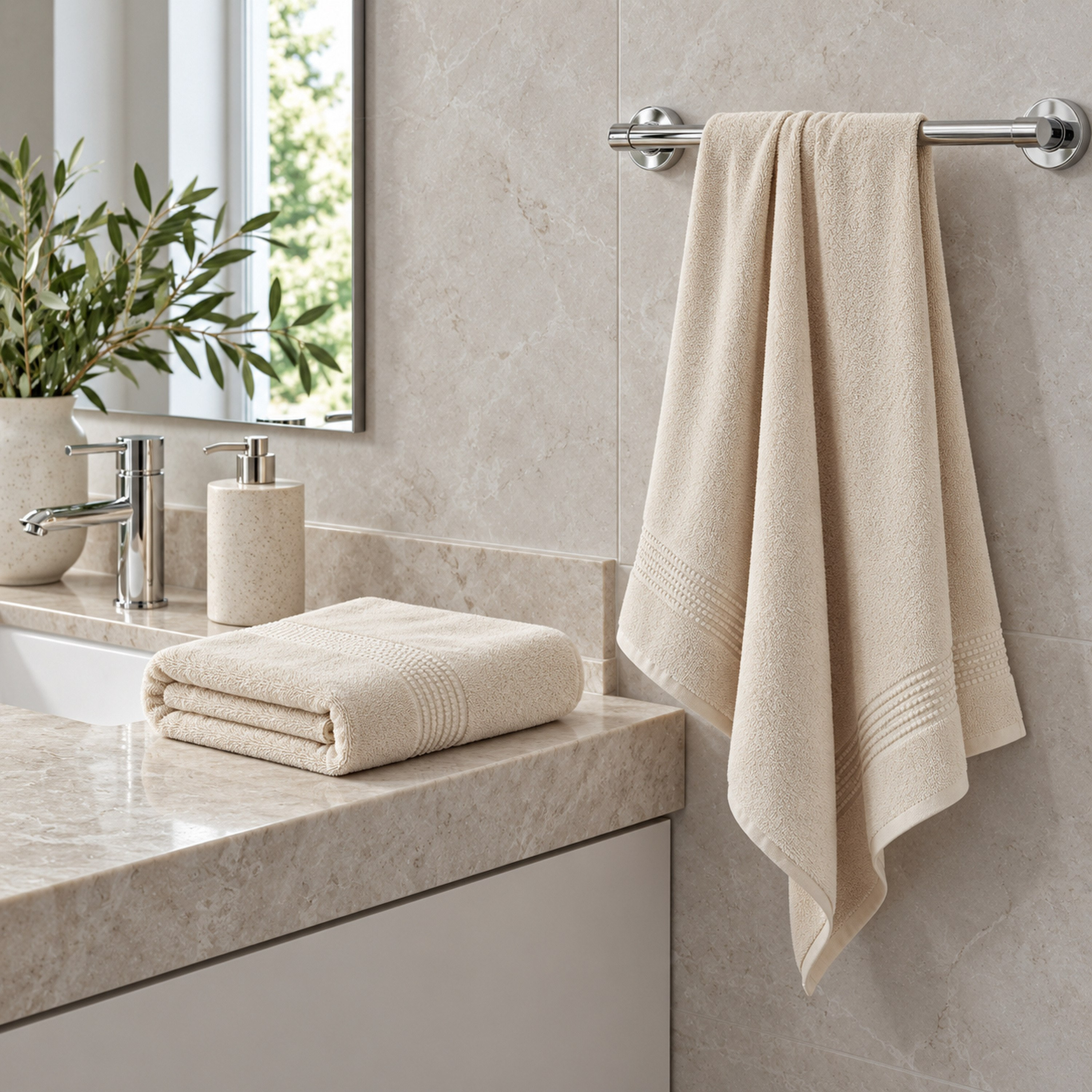 Cloud Soft 2-Piece Bath Towel Set-hbxbathroom-bathroomtextiles-image-1
