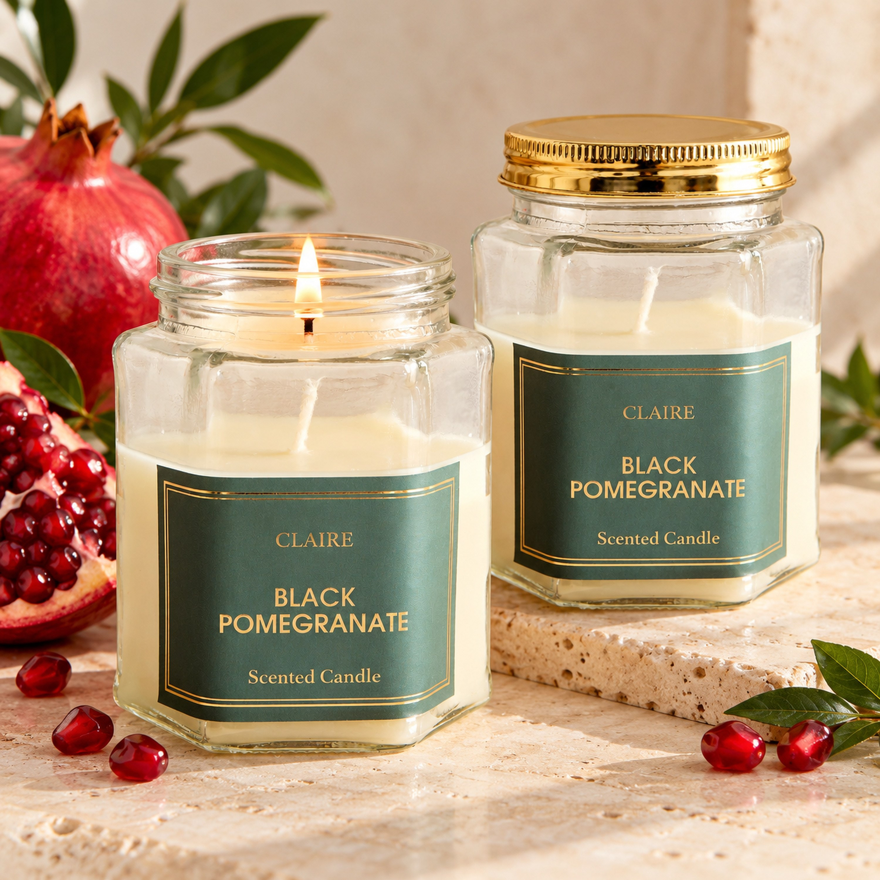 طقم 2 شمعة من نينا كلير-hbxlivingroom-decorandaccessories-candles-image-1