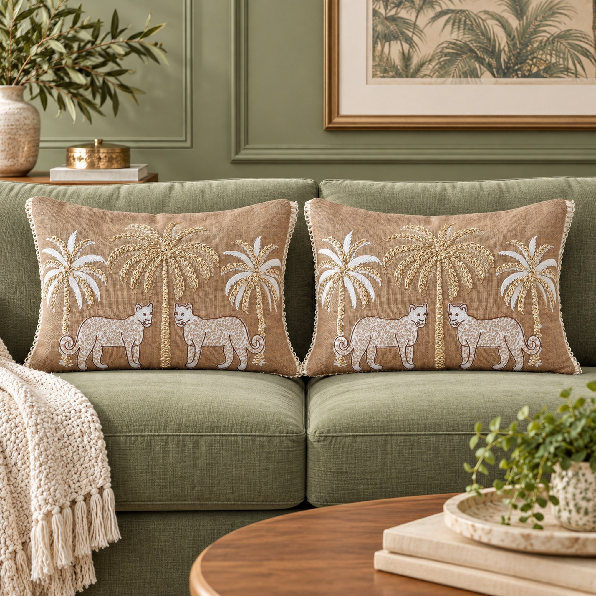 وسادة محشوة من بالم - طقم من قطعتين-hbxlivingroom-furnishings-cushionsandcovers-filledcushions-image-1