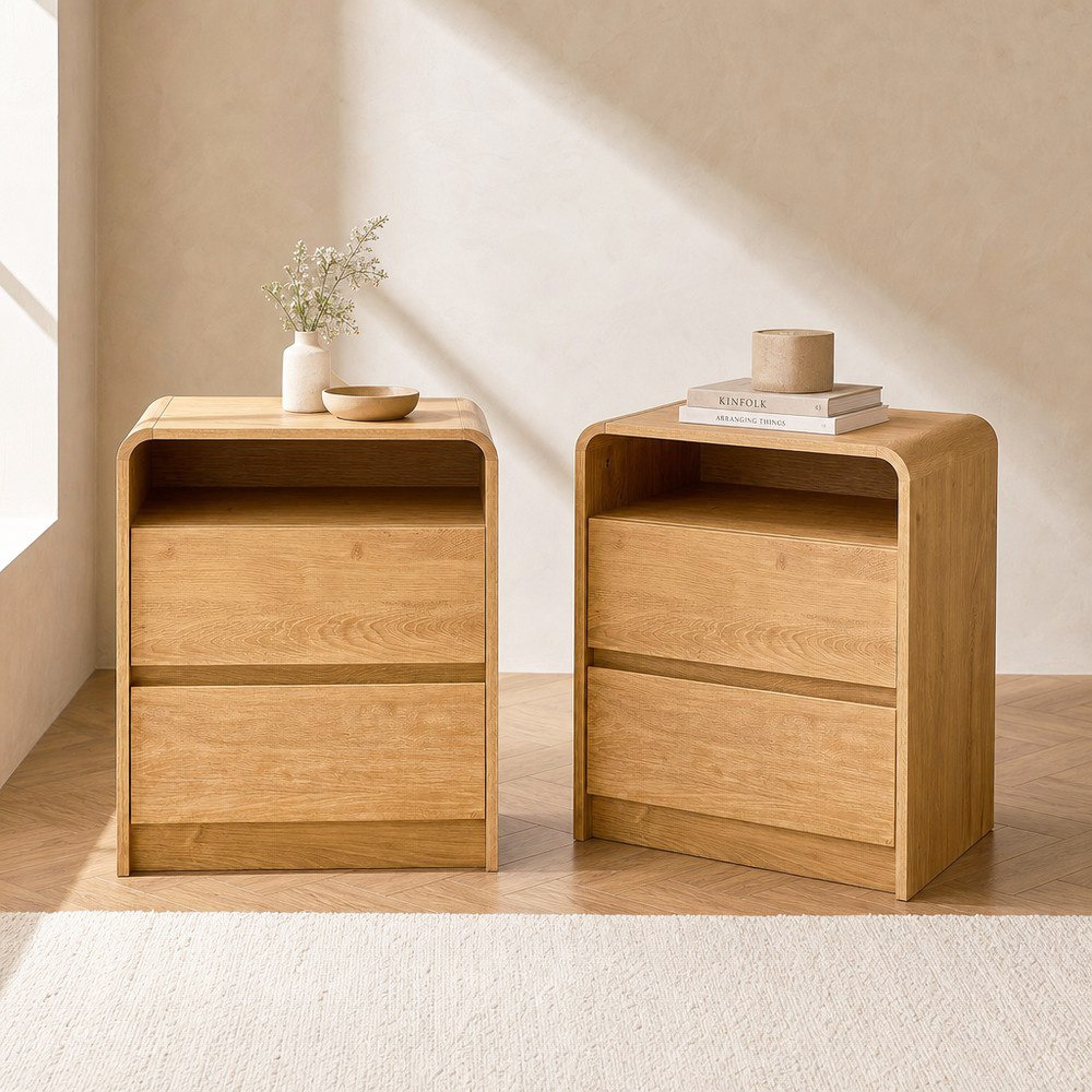 Hamburg 2-Drawer Nightstand - Set of 2-hbxfurniture-bedroom-nightstands-image-1