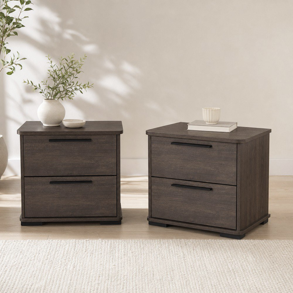طقم طاولة سرير جانبية بدرجين من موفو هوتيليا - قطعتين-hbxfurniture-bedroom-nightstands-image-1