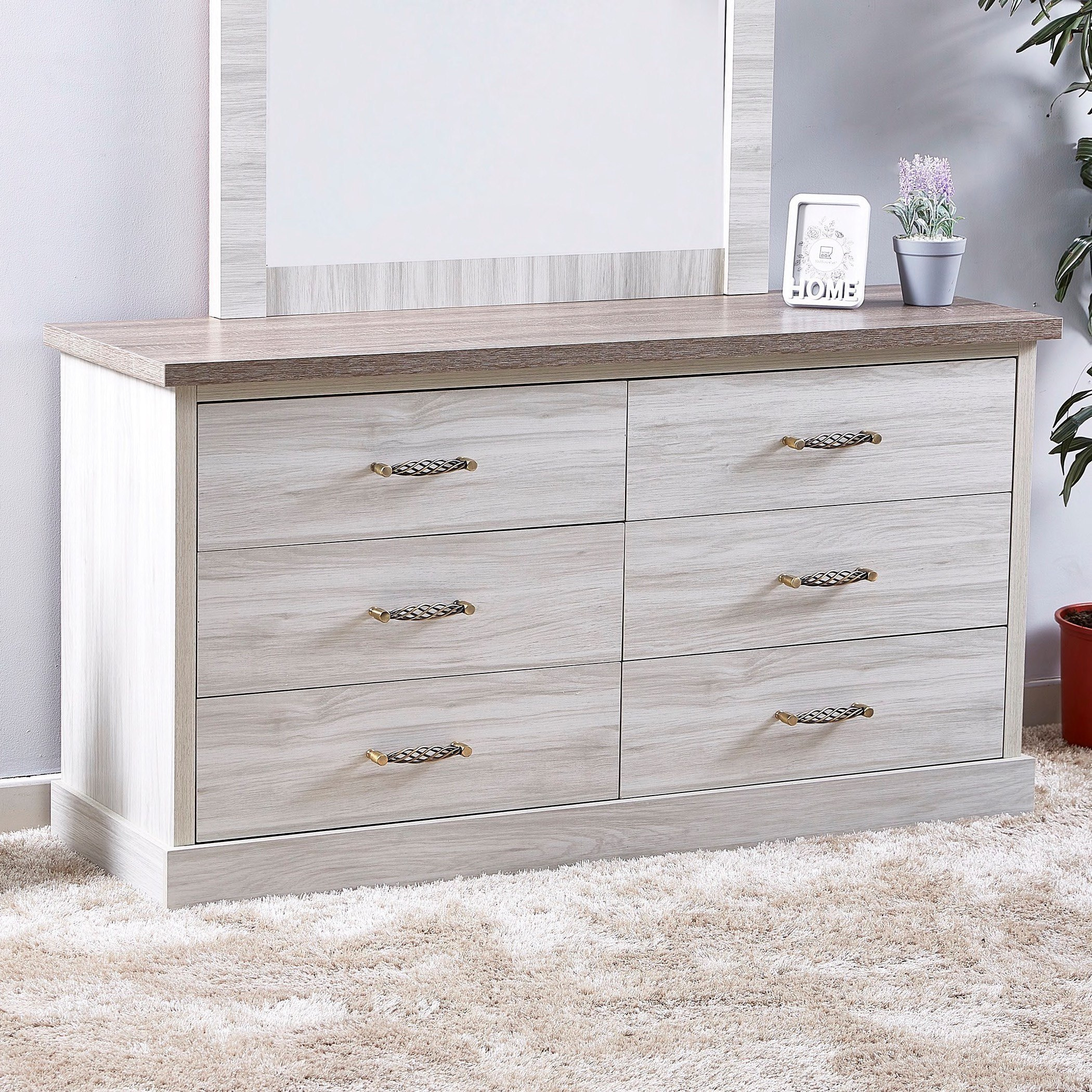 Angelic 2-Piece 1-Door 1-Drawer Nightstand Set with Dresser-hbxfurniture-bedroom-dressersandmirrors-image-8