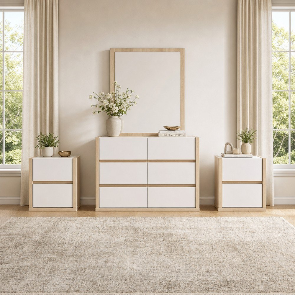 Artisan 2-Drawer Nightstand Set with Dresser - Set of 3-hbxfurniture-bedroom-dressersandmirrors-image-1