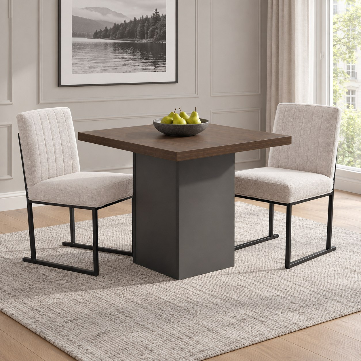 طقم سفرة مربع بمقعدين من وينشستر آيريس-hbxfurniture-diningtablesandsets-diningsets-twoseater-image-1