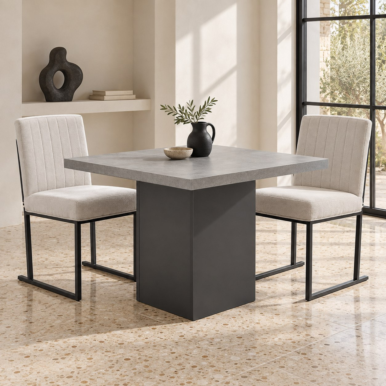 Winchester Iris 2-Seater Square Dining Set-hbxfurniture-diningtablesandsets-diningsets-twoseater-image-1