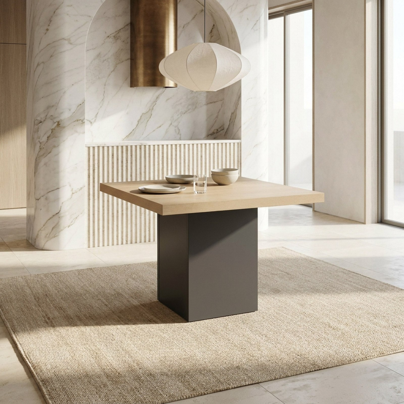 طقم سفرة مربعة لمقعدين من وينشستر آيريس-hbxfurniture-diningtablesandsets-diningsets-twoseater-image-3