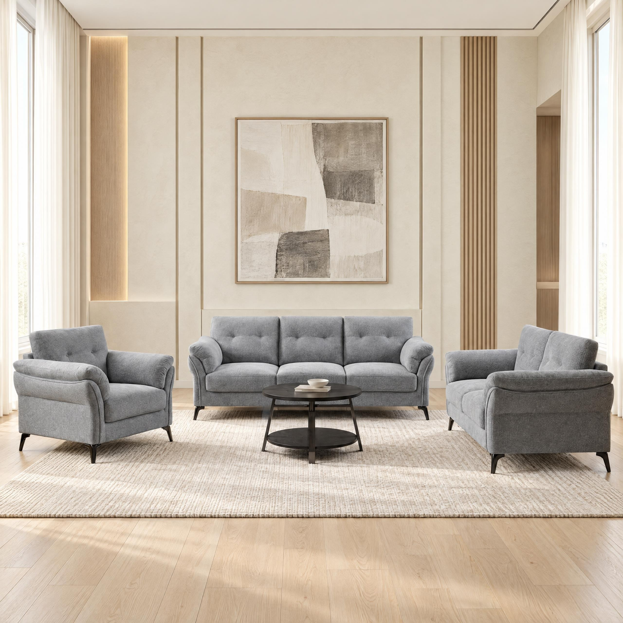 Elvis 3+2+1 Seater Sofa Package-hbxfurniture-livingroom-sofasandsofasets-image-1