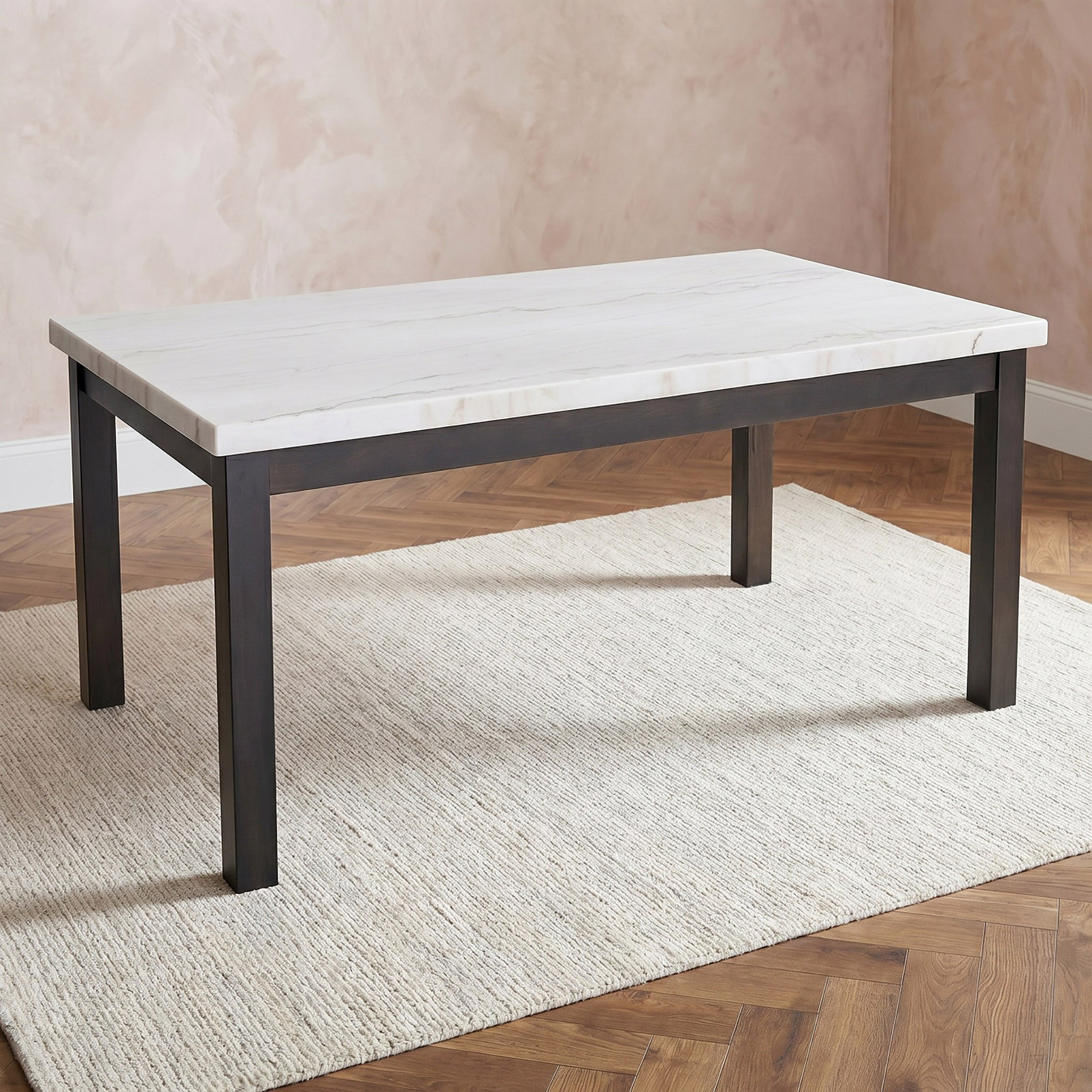 Orlando 6-Seater Genuine Marble Top Dining Set with Bench and Sideboard-hbxfurniture-diningtablesandsets-diningsets-sixseater-image-3