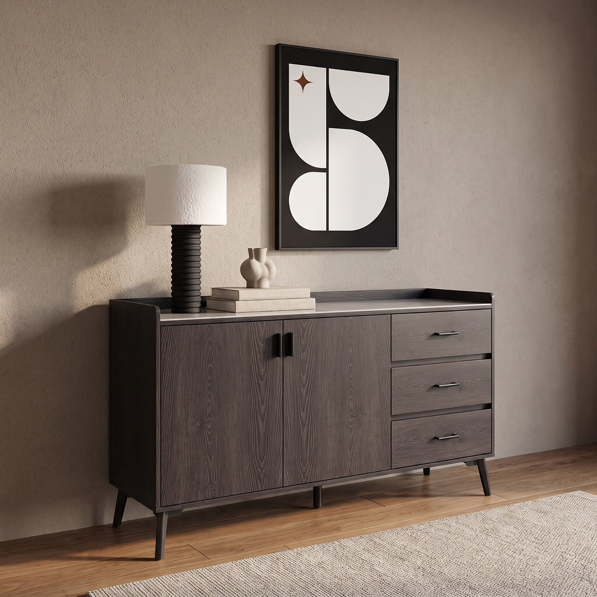 Mandy Montana Extendable 6-Seater Sintered Stone Dining Set with Marwell 1.5 Metre Sideboard-hbxfurniture-diningtablesandsets-diningsets-sixseater-image-11