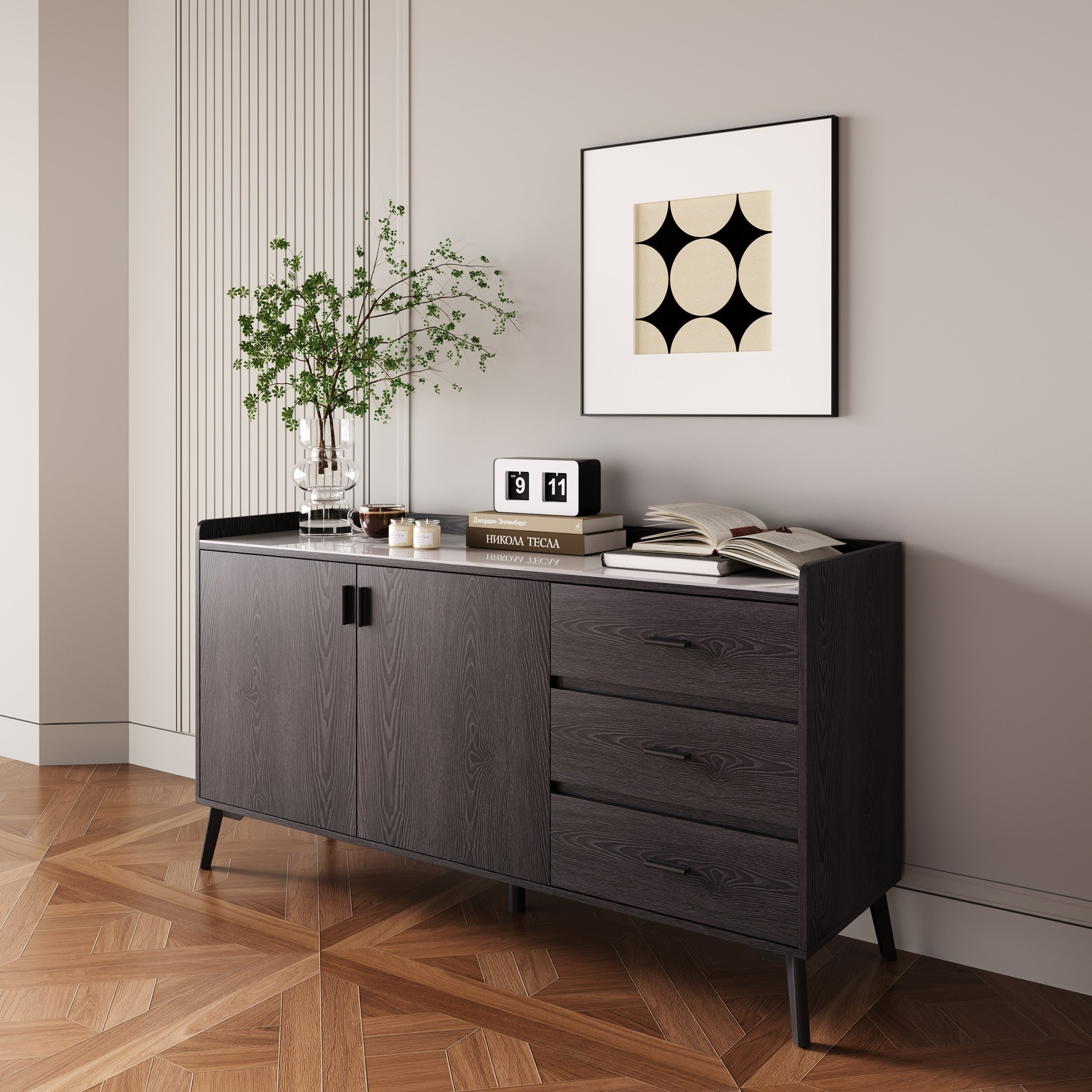 Mandy Montana Extendable 6-Seater Sintered Stone Dining Set with Marwell 1.5 Metre Sideboard-hbxfurniture-diningtablesandsets-diningsets-sixseater-image-12