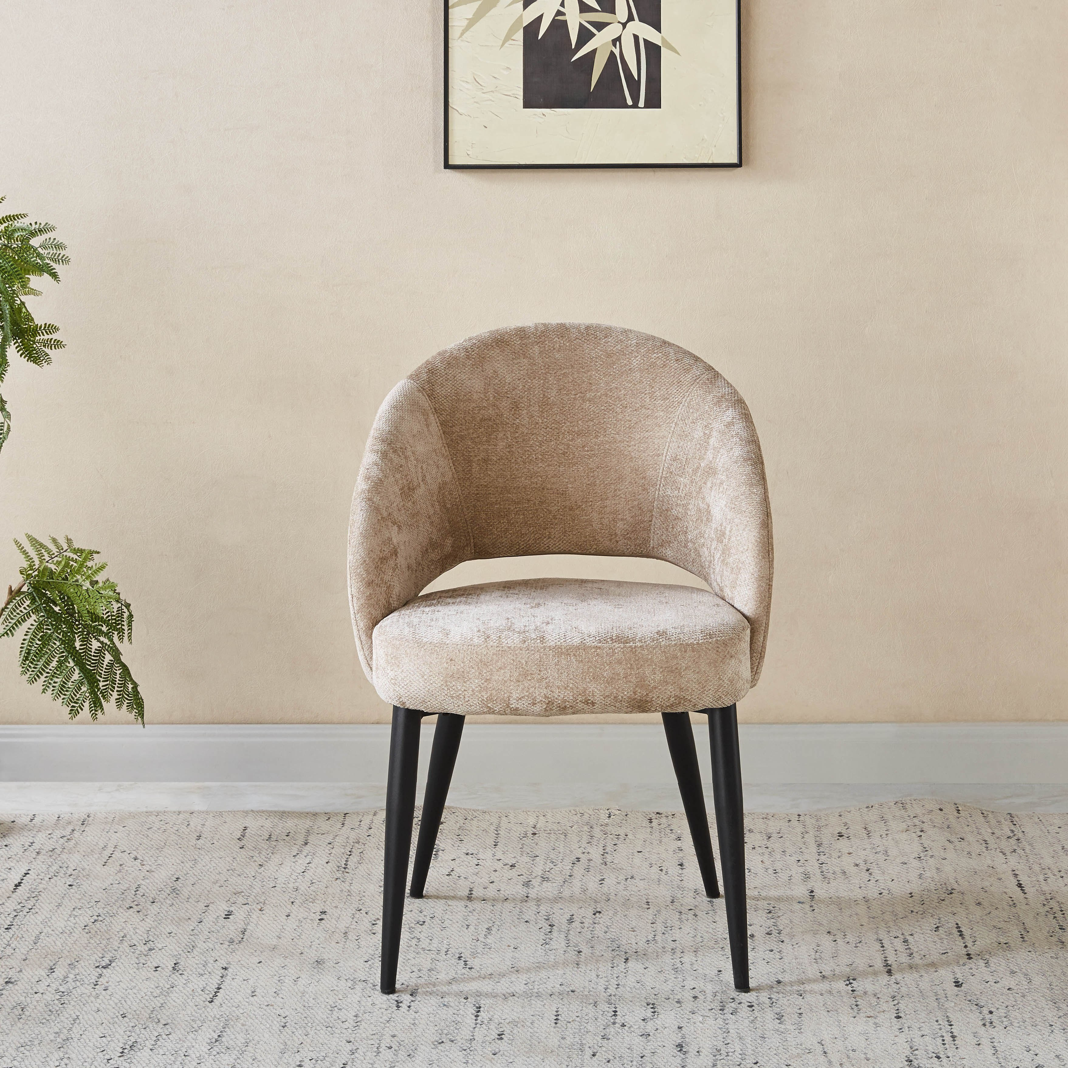 طقم سفرة 6 مقاعد بسطح رخام طبيعي من كافون فابيو ويلز-hbxfurniture-diningtablesandsets-diningsets-sixseater-image-9