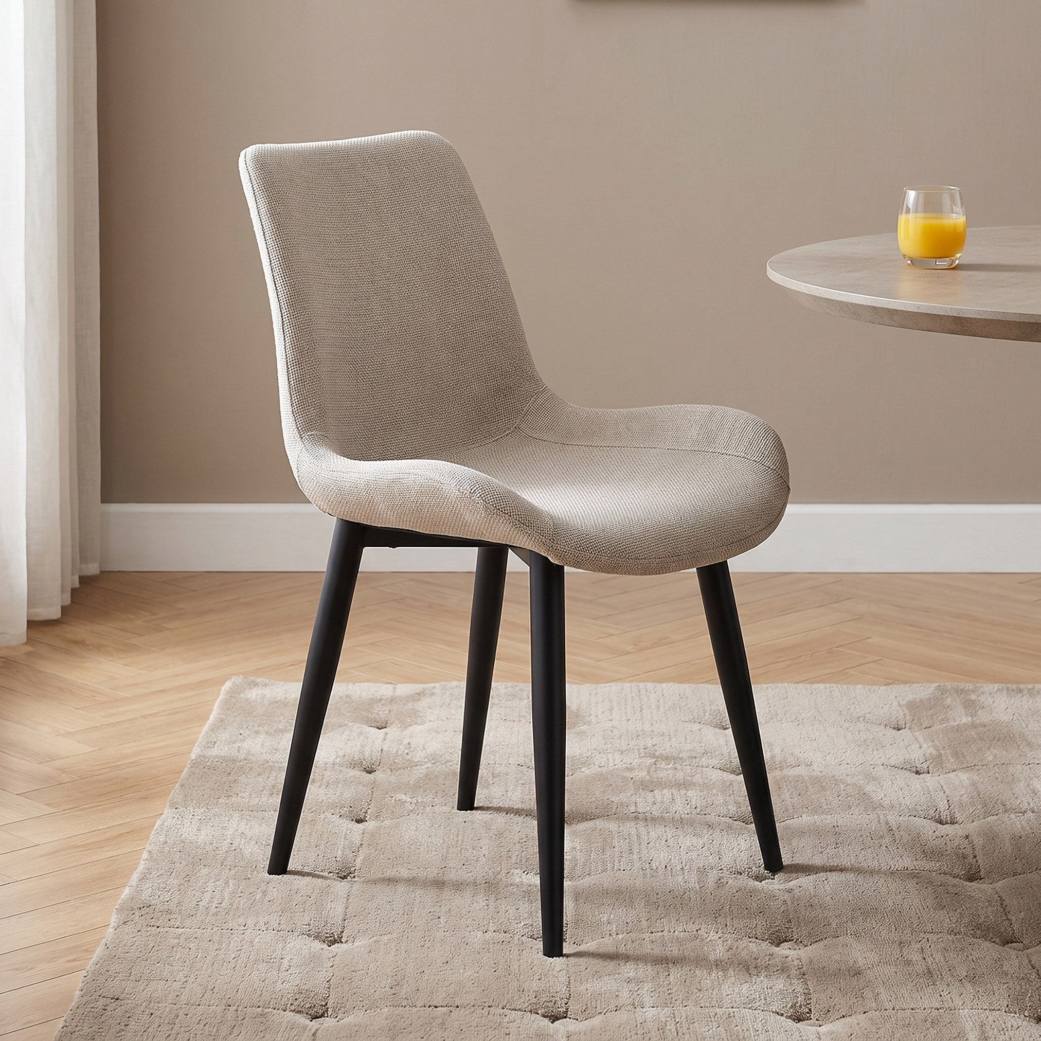 طقم طاولة سفرة حجر ملبّد 6 مقاعد وبوفيه مارويل 1.5 متر من روما مارويل إكس إل-hbxfurniture-diningtablesandsets-diningsets-sixseater-image-7
