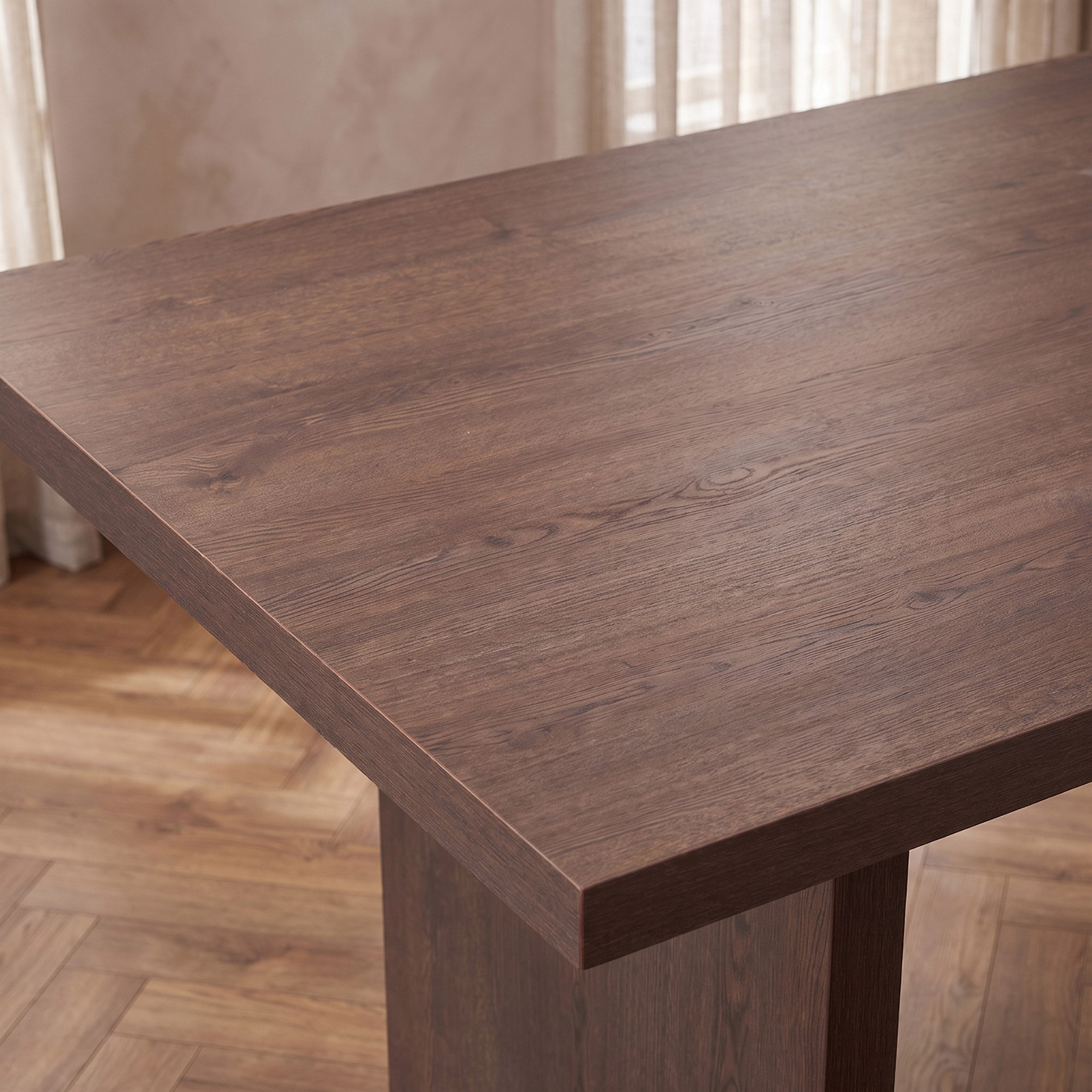 طقم طاولة سفرة 6 مقاعد مع طاولة بوفيه جانبية من ريكاردو ليونور-hbxfurniture-diningtablesandsets-diningsets-sixseater-image-6