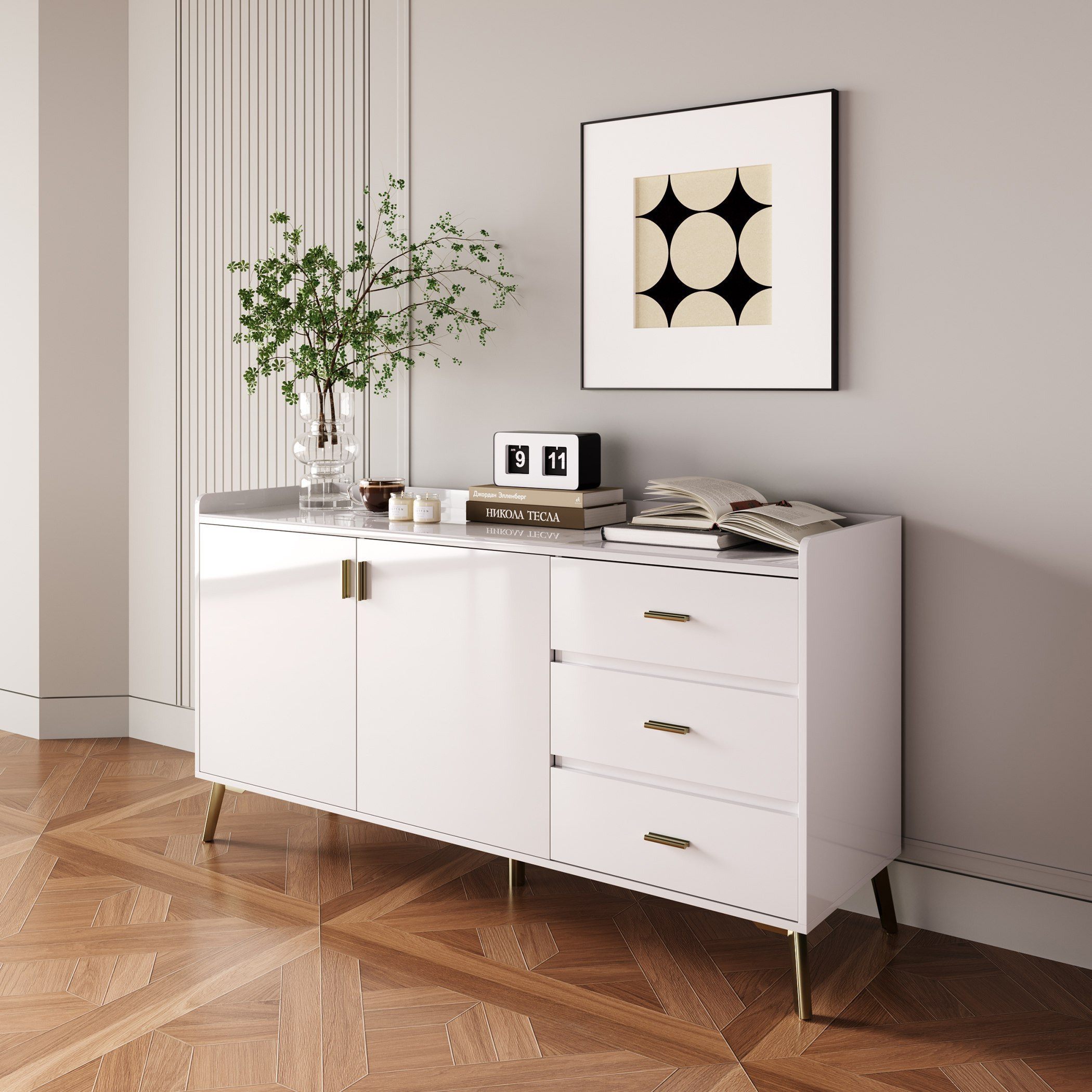 Baron 6-Seater Sintered Stone Dining Set with Pearl1.5 Metre Sideboard-hbxfurniture-diningtablesandsets-diningsets-sixseater-image-17