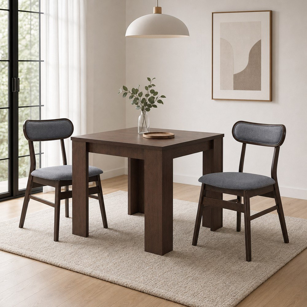 Riccardo Nordi 2-Seater Dining Set-hbxfurniture-diningtablesandsets-diningsets-twoseater-image-1