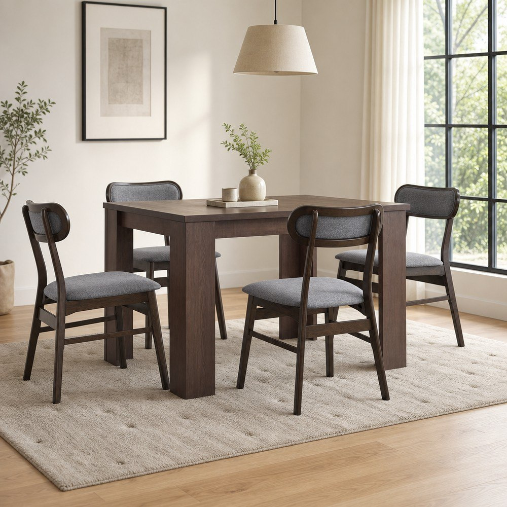 Riccardo Nordi 4-Seater Dining Set-hbxdiningroom-diningtablesandsets-diningsets-fourseater-image-1