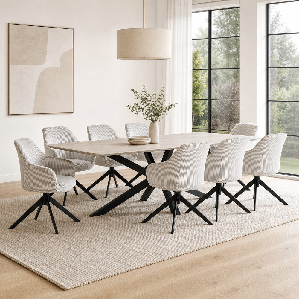 طقم طاولة سفرة بسطح من رخام طبيعي لـ8 مقاعد من بول وينشستر-hbxfurniture-diningtablesandsets-diningsets-eightseater-image-1