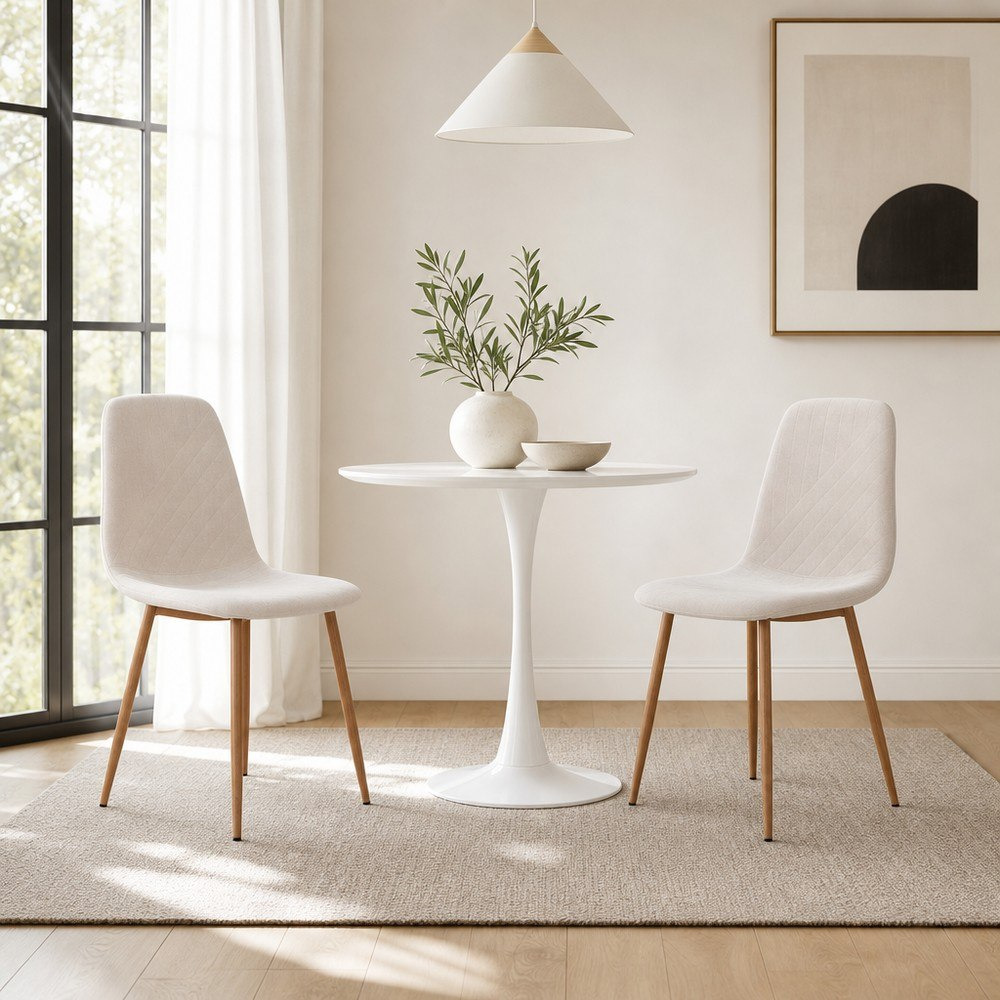 Elvis Finland NXT 2-Seater Round Sintered Stone Dining Set-hbxfurniture-diningtablesandsets-diningsets-twoseater-image-1