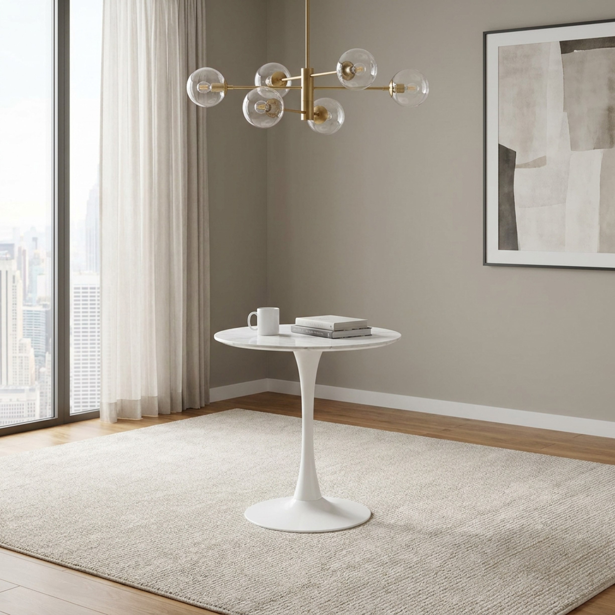 Elvis Finland NXT 2-Seater Round Sintered Stone Dining Set-hbxfurniture-diningtablesandsets-diningsets-twoseater-image-2
