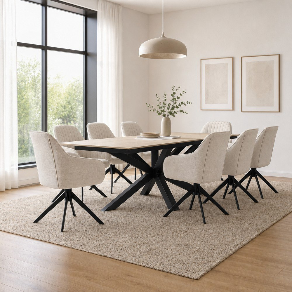 Welwick Belicia NXT 8-Seater Sintered Stone Dining Set-hbxfurniture-diningtablesandsets-diningsets-eightseater-image-1