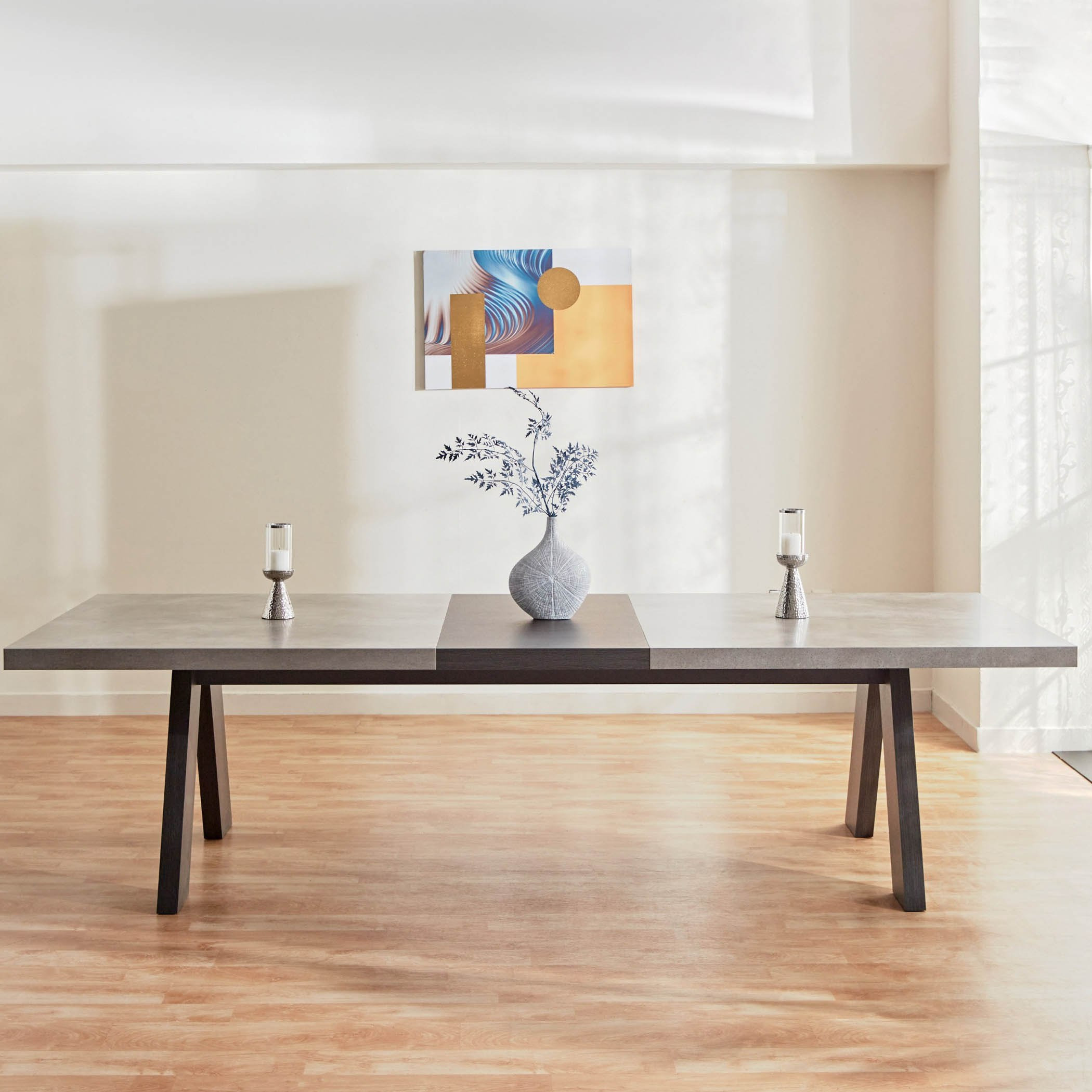 طقم سفرة 8 مقاعد مع خزانة جانبية من مانهاتن مونتانا-hbxfurniture-diningtablesandsets-diningsets-eightseater-image-15