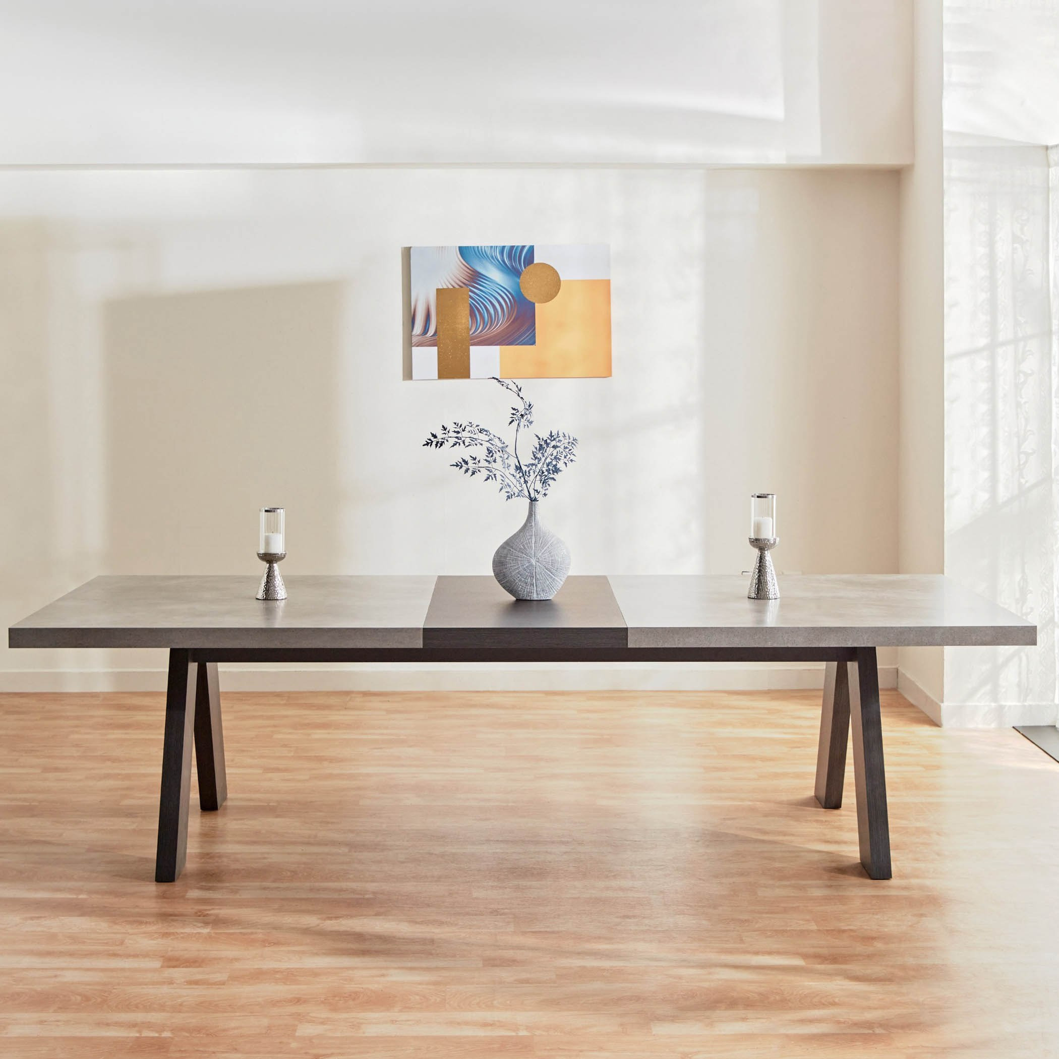 طقم طاولة سفرة 10 مقاعد مع طاولة بوفيه جانبية من مانهاتن مونتانا-hbxfurniture-diningroom-diningsets-tenseater-image-4