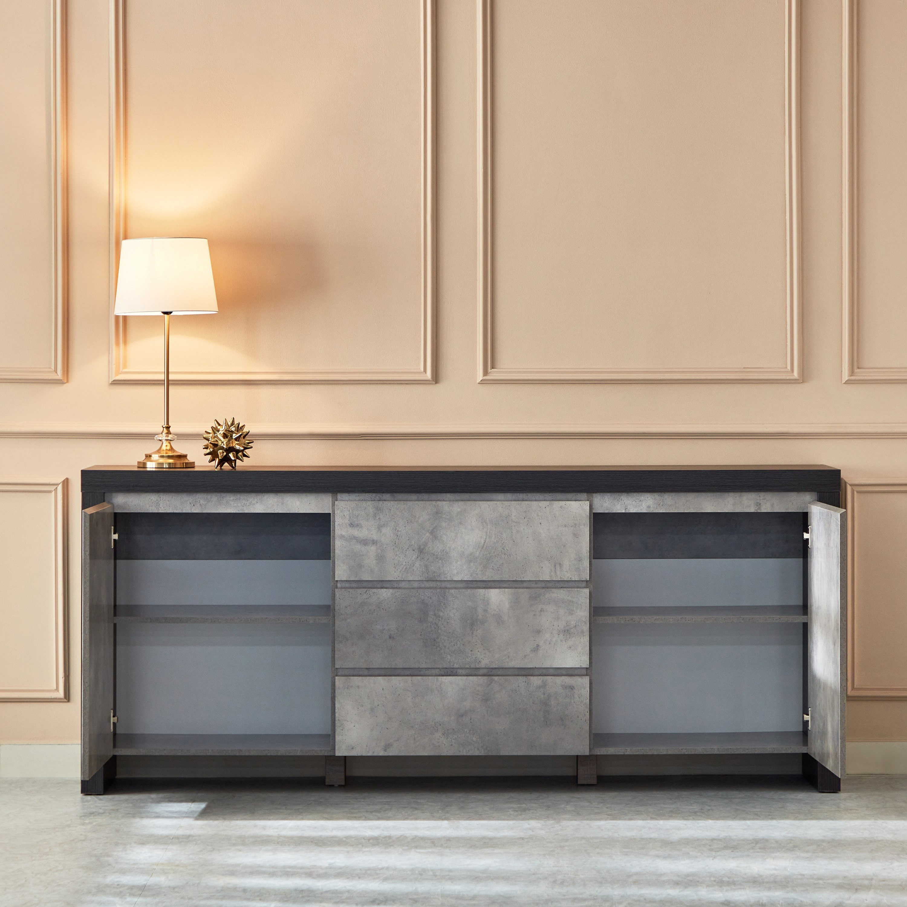 طقم طاولة سفرة 10 مقاعد مع طاولة بوفيه جانبية من مانهاتن آنجليك-hbxfurniture-diningroom-diningsets-tenseater-image-17