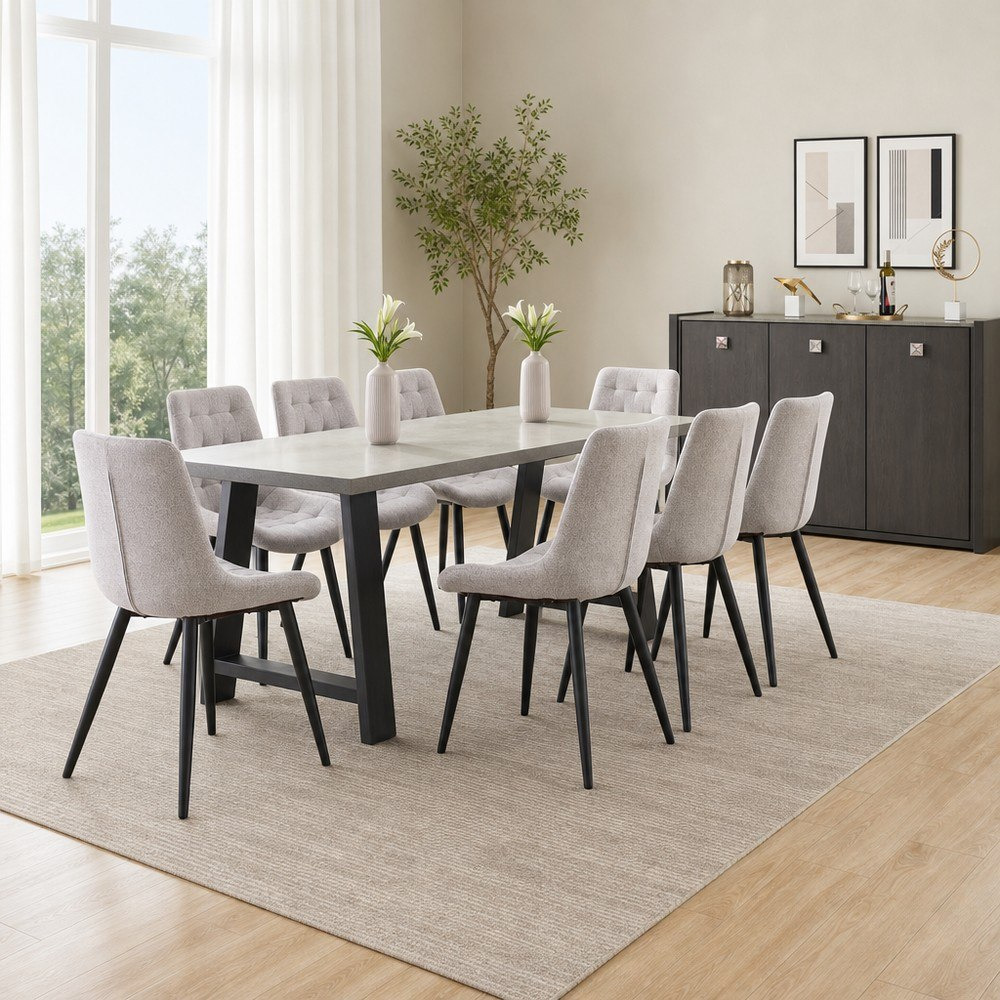 Cambridge Montana NXT 8-Seater Dining Set with Sideboard-hbxfurniture-diningtablesandsets-diningsets-eightseater-image-1