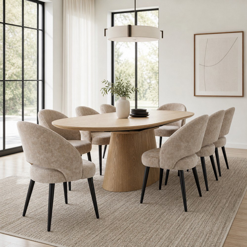 Aviana Wells 8-Seater Extendable Dining Set-hbxfurniture-diningtablesandsets-diningsets-eightseater-image-1