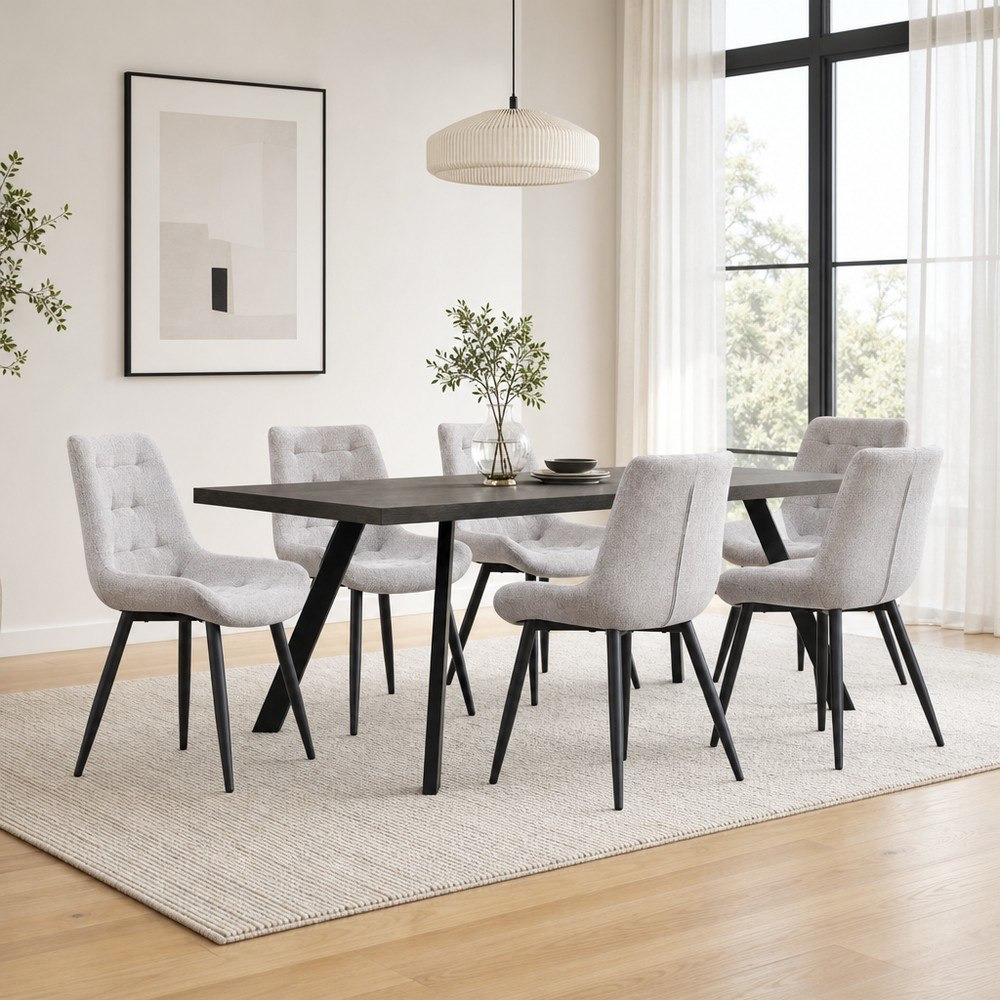 طقم سفرة 6 مقاعد من كاثي مونتانا-hbxfurniture-diningtablesandsets-diningsets-sixseater-image-1
