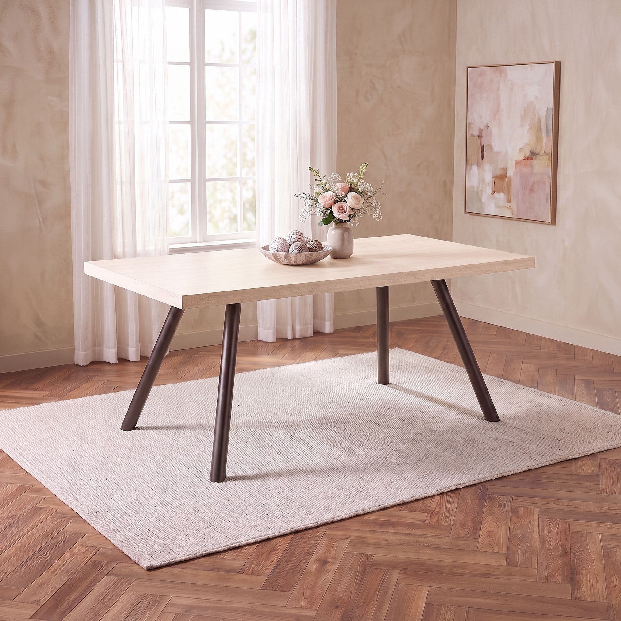 Cathy Lia Montana 6-Seater Dining Set-hbxfurniture-diningtablesandsets-diningsets-sixseater-image-2