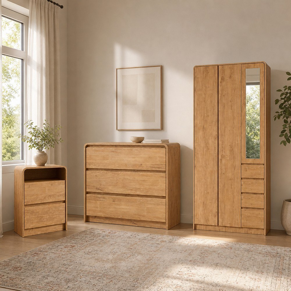 Hamburg 3-Piece Young Bedroom Storage Package-hbxfurniture-kidsroom-kidsdressersandmirrors-image-1