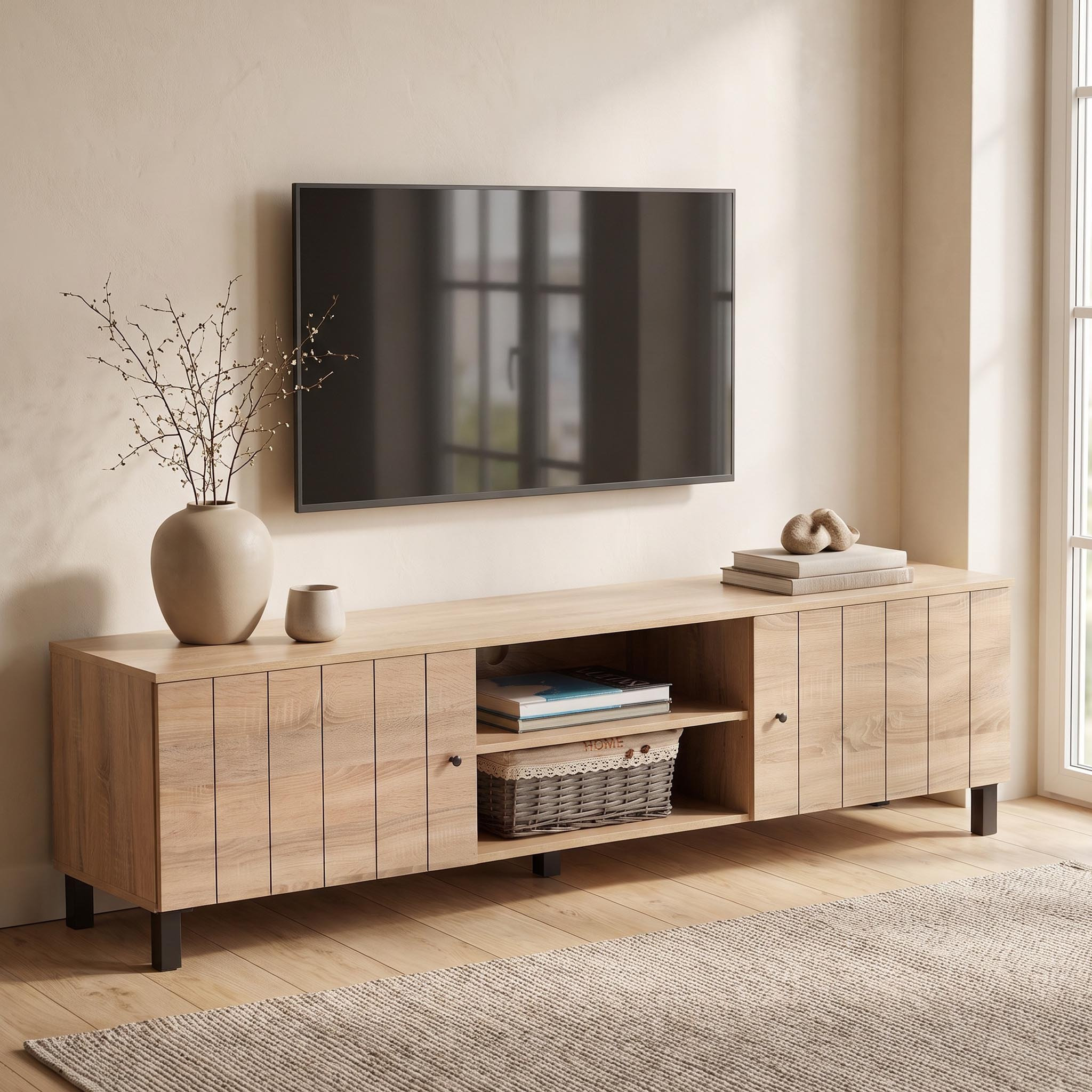 Edmond TV Unit with Coffee Table and Sideboard-hbxfurniture-diningroom-buffetsandsideboards-image-2