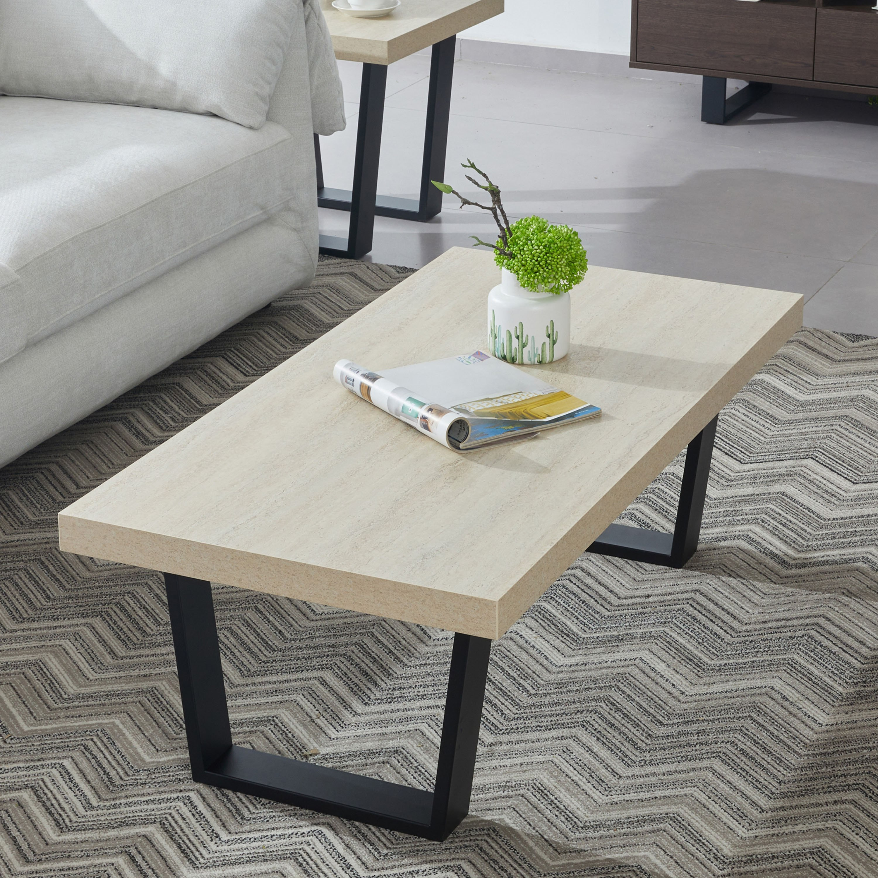 Iris Centre Table with End Table and Console Set-hbxfurniture-livingroom-endtables-image-2