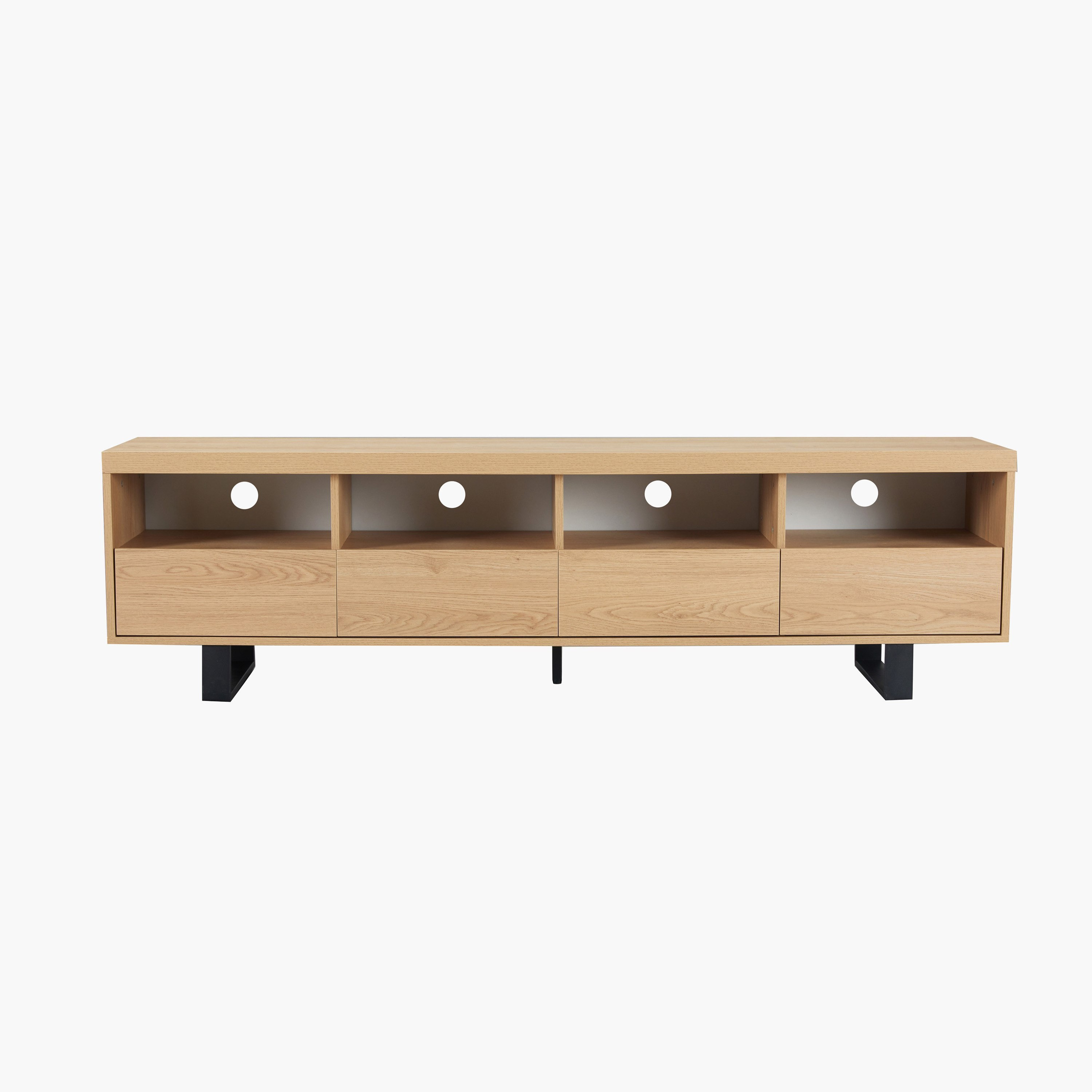 طقم وحدة تلفزيون مع طاولة مركزية وطاولة جانبية وطاولة كونسول من آيريس-hbxfurniture-livingroom-tvandmediaunits-image-6