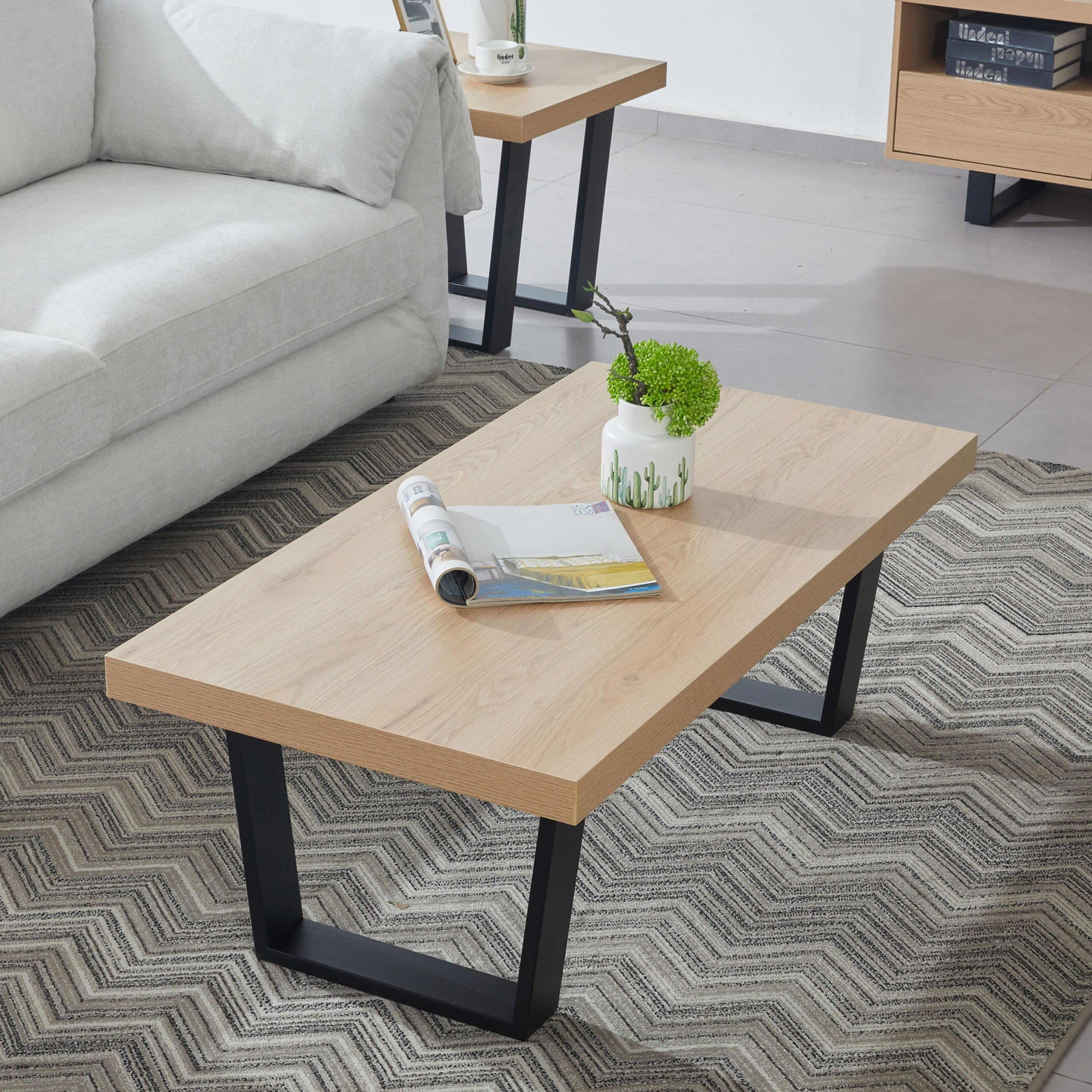 طقم وحدة تلفزيون مع طاولة مركزية وطاولة جانبية وطاولة كونسول من آيريس-hbxfurniture-livingroom-tvandmediaunits-image-8