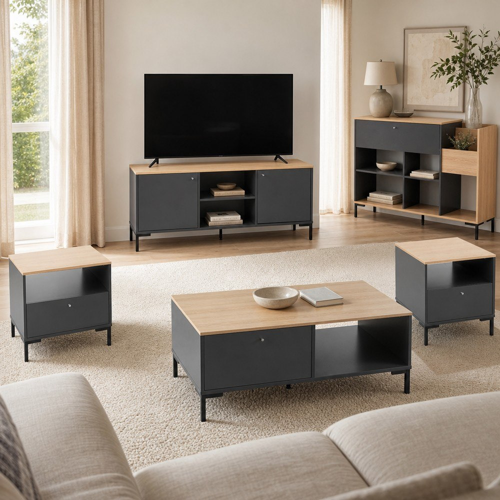 Siesta 5-Piece Living Room Package-hbxfurniture-livingroom-tvandmediaunits-image-1