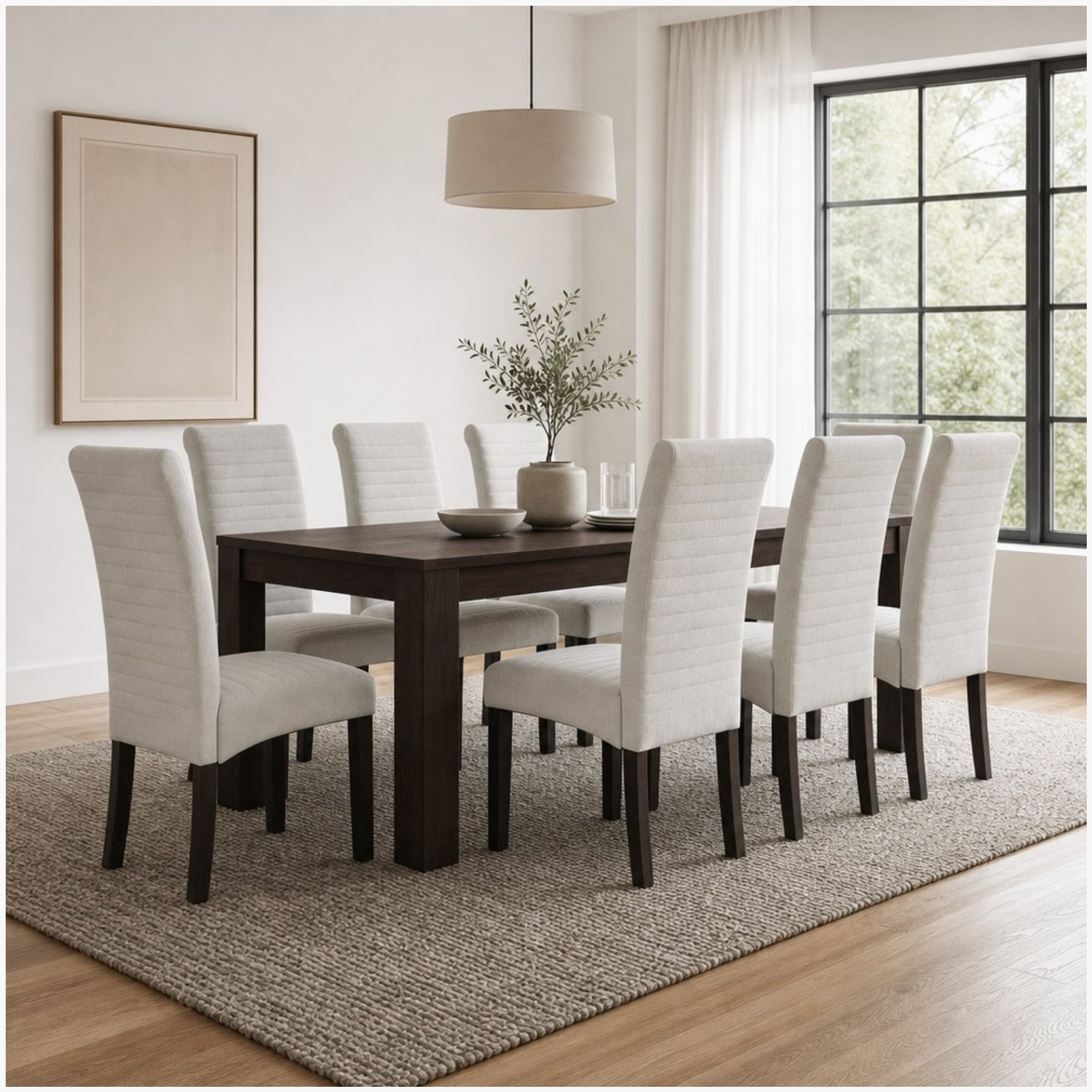 Riccardo Angelic 8-Seater Dining Set-hbxfurniture-diningtablesandsets-diningsets-eightseater-image-1