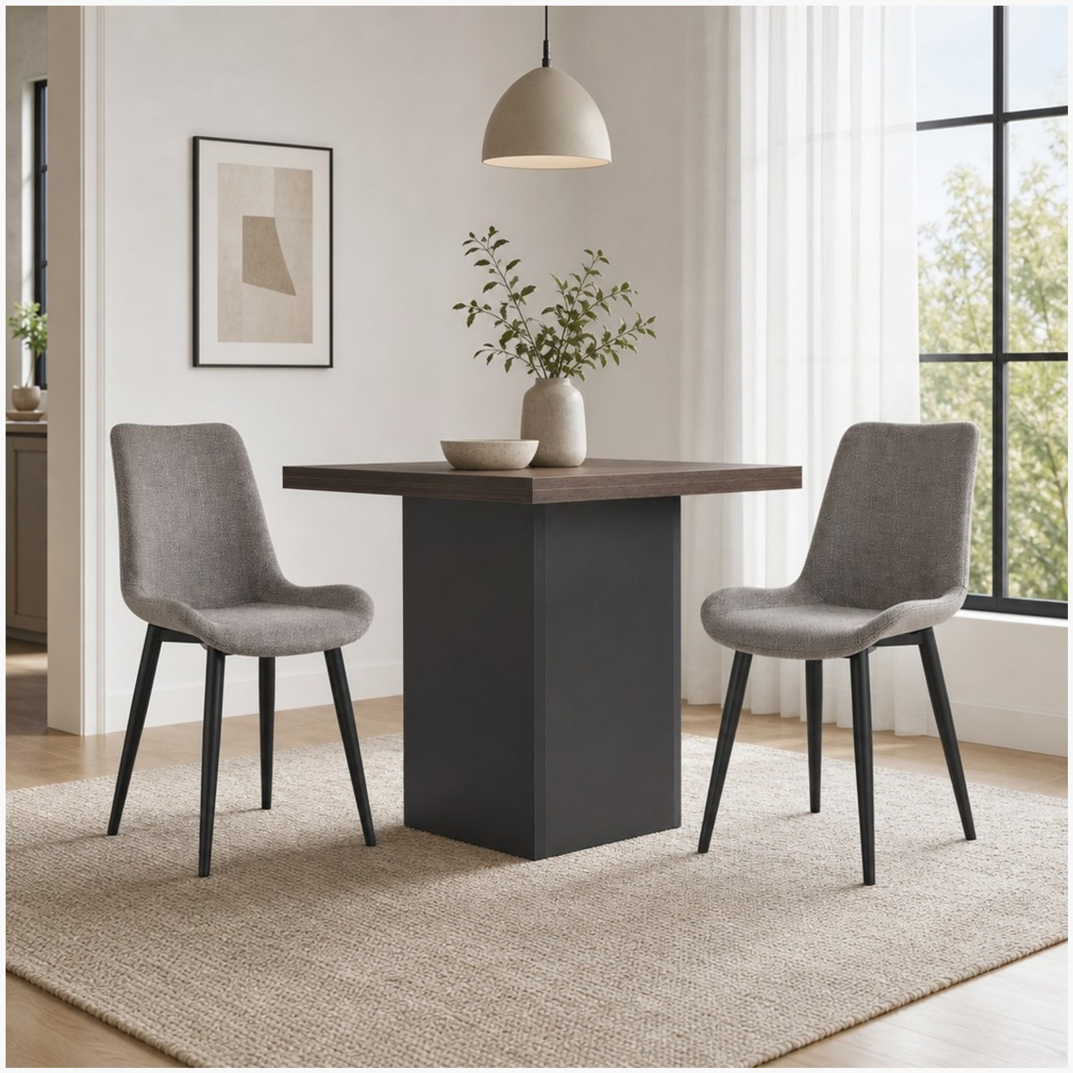 Winchester Roma 2-Seater Square Dining Set-hbxfurniture-diningtablesandsets-diningsets-twoseater-image-1