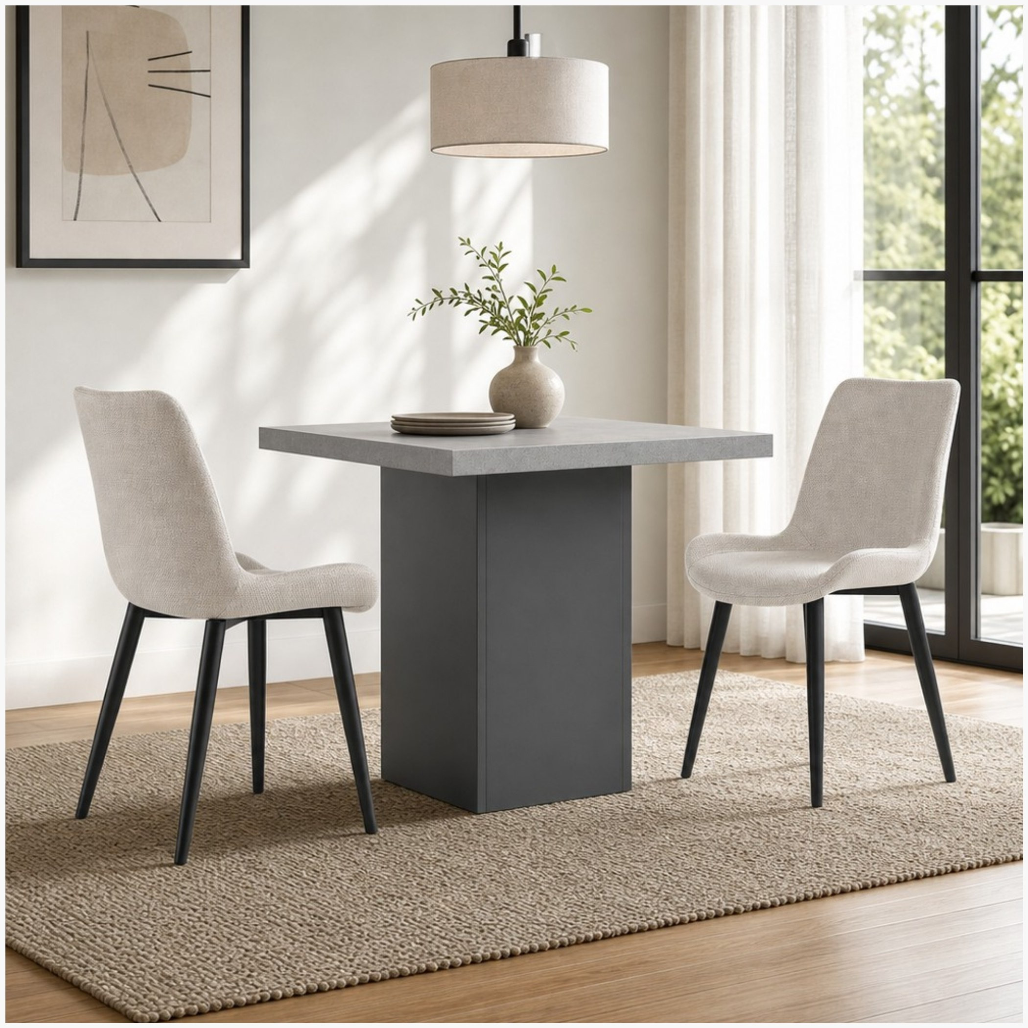 Winchester Roma 2-Seater Square Dining Set-hbxfurniture-diningtablesandsets-diningsets-twoseater-image-1