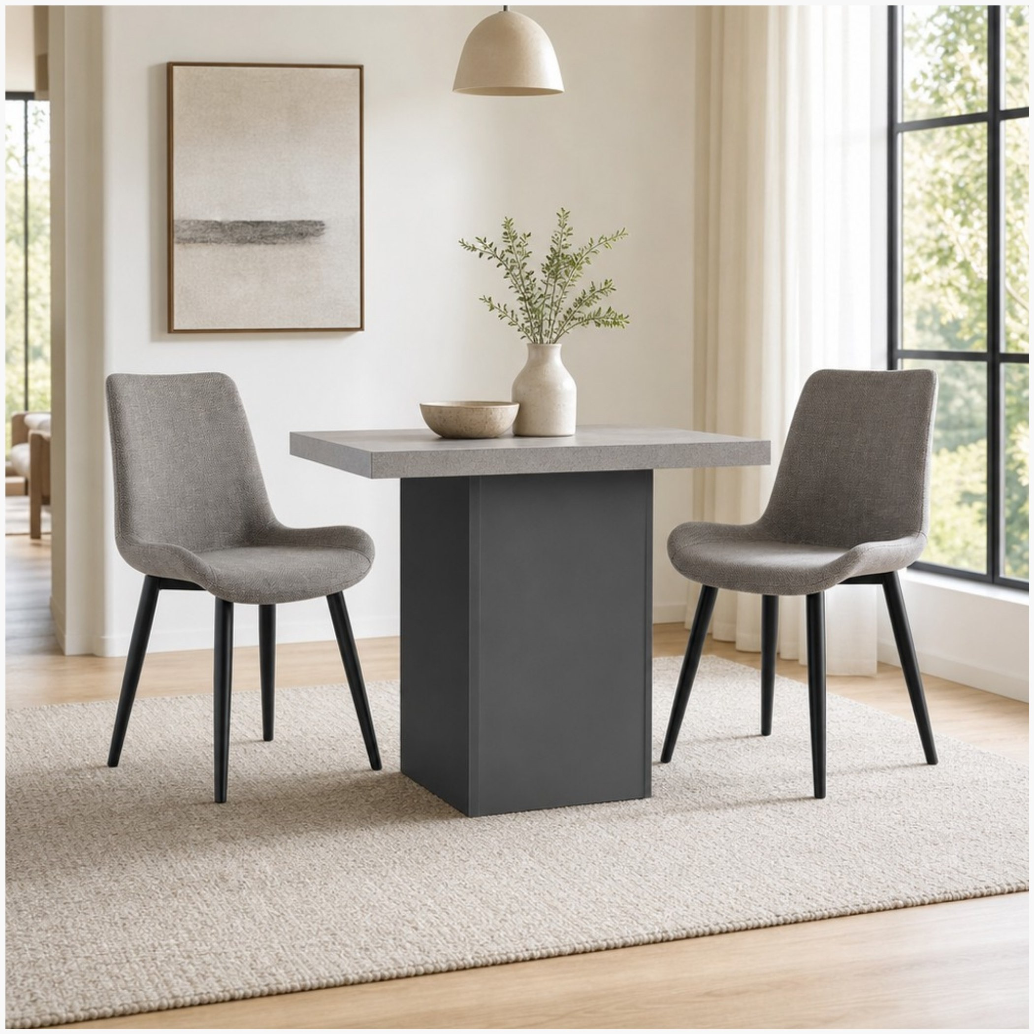 Winchester Roma 2-Seater Square Dining Set-hbxfurniture-diningtablesandsets-diningsets-twoseater-image-1