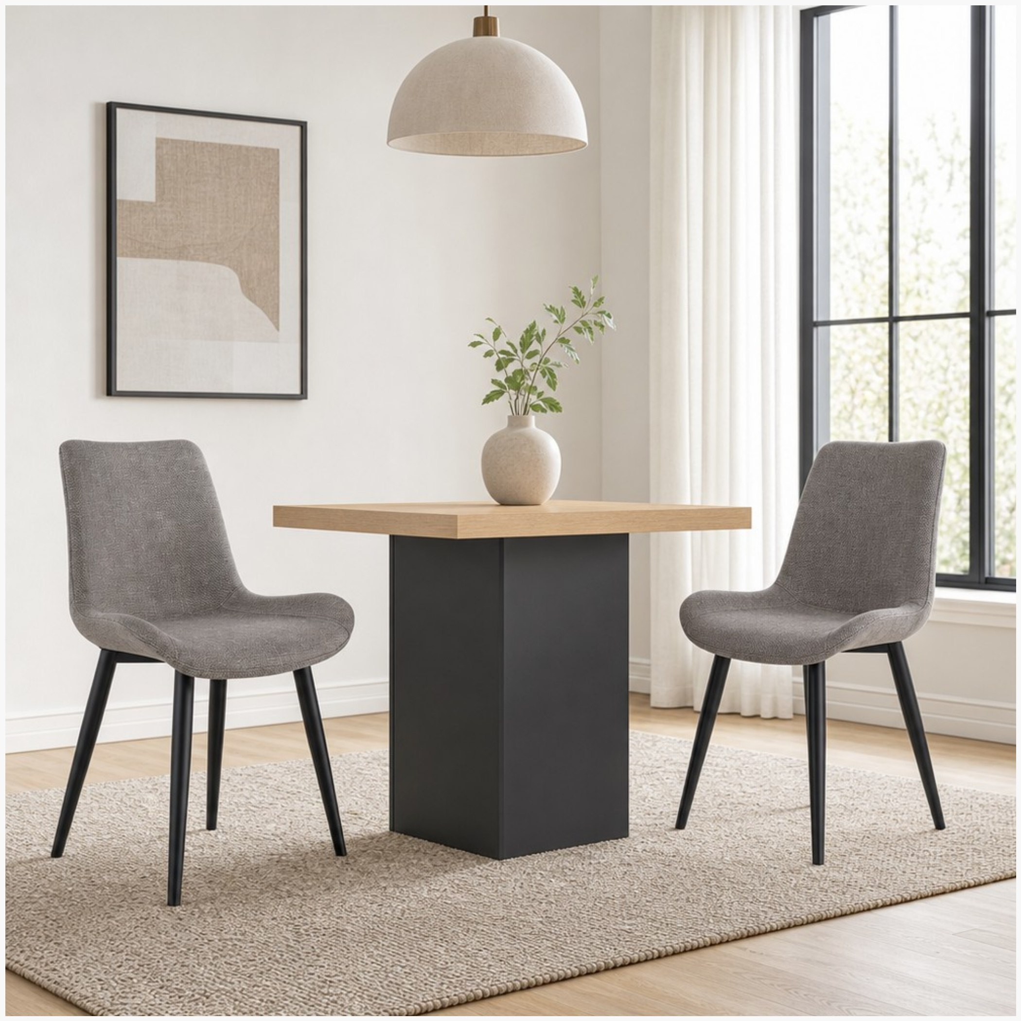 Winchester Roma 2-Seater Square Dining Set-hbxfurniture-diningtablesandsets-diningsets-twoseater-image-1