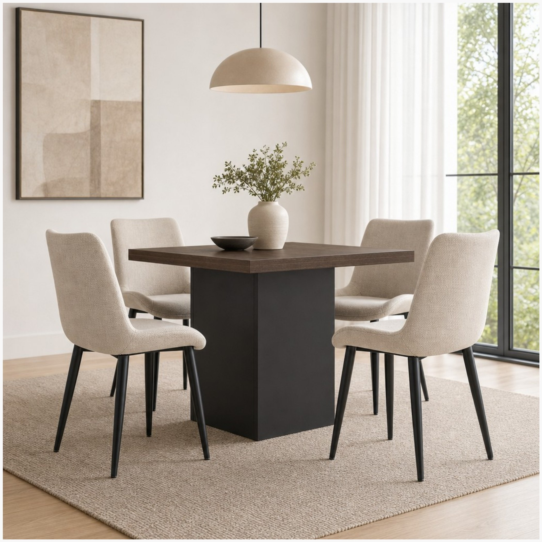 Winchester Roma 4-Seater Square Dining Set-hbxdiningroom-diningtablesandsets-diningsets-fourseater-image-1