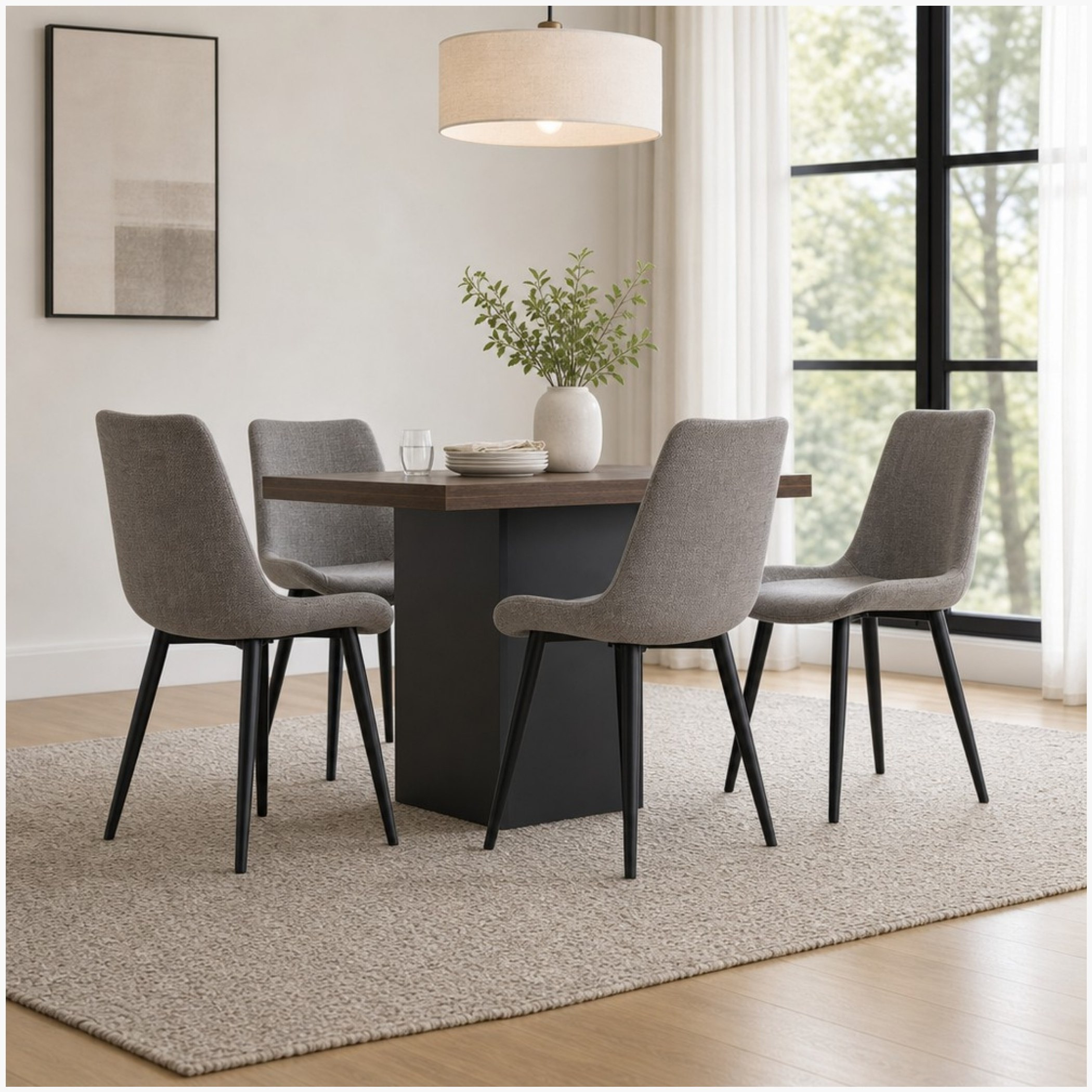Winchester Roma 4-Seater Square Dining Set-hbxdiningroom-diningtablesandsets-diningsets-fourseater-image-1