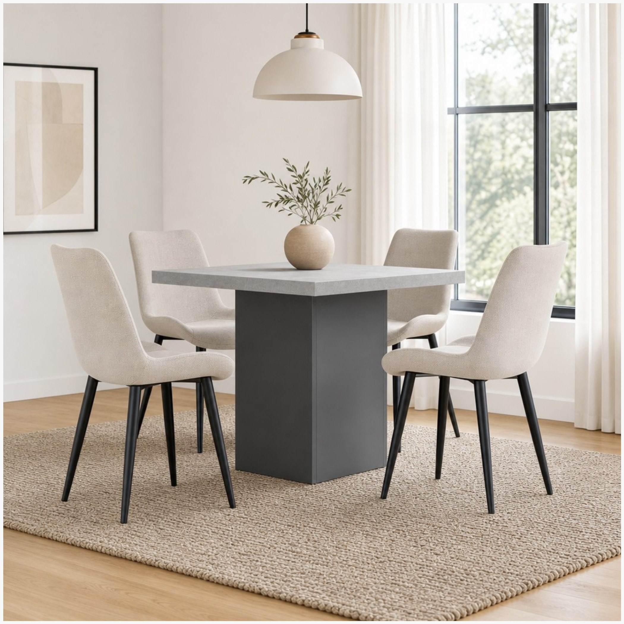Winchester Roma 4-Seater Square Dining Set-hbxdiningroom-diningtablesandsets-diningsets-fourseater-image-1